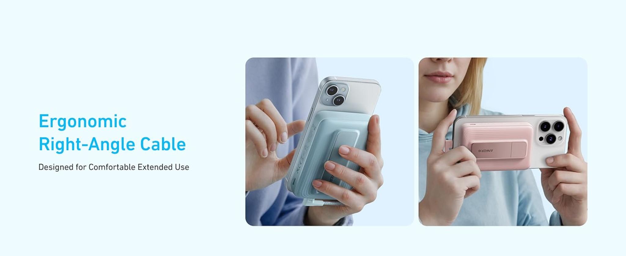 10,000mAh Magnetic Power Bank with 30W Fast Charging, Wireless Portable Charger with Adjustable Stand image 13