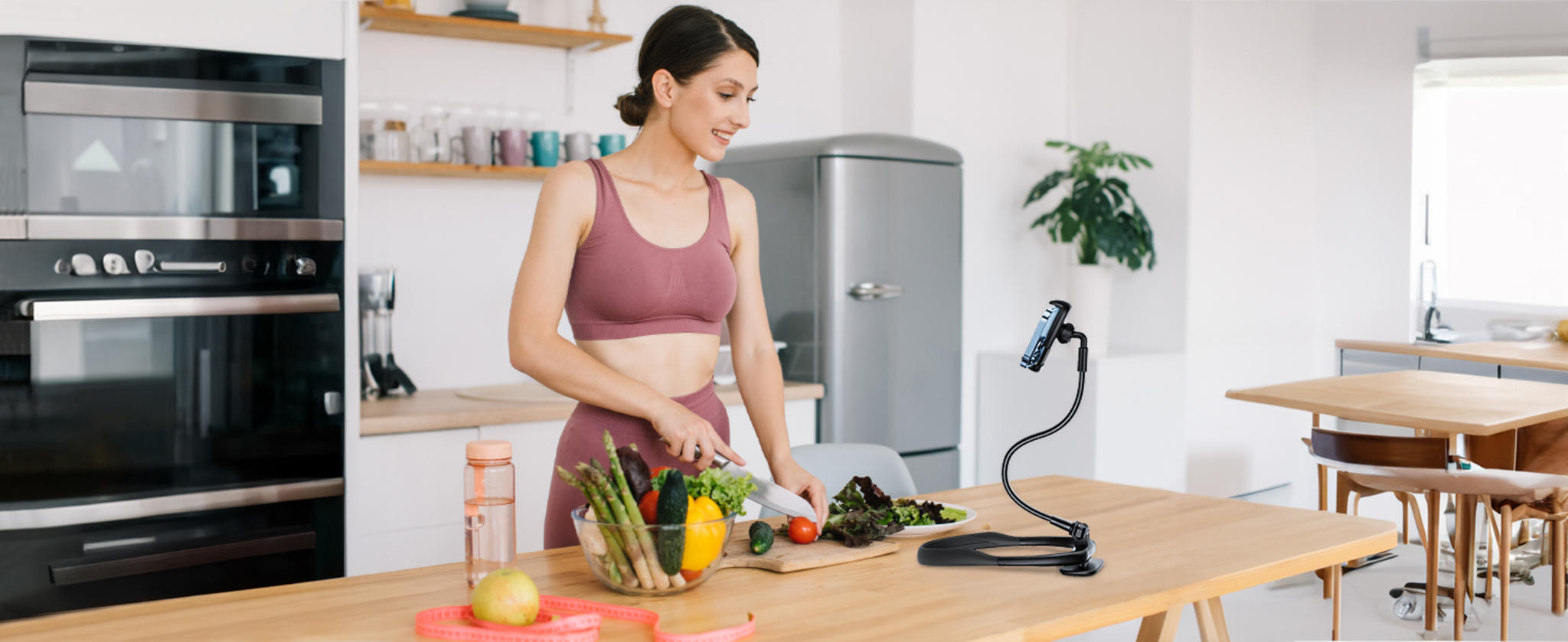 Flexible Neck Phone Holder Stand with 16-inch Gooseneck image 10