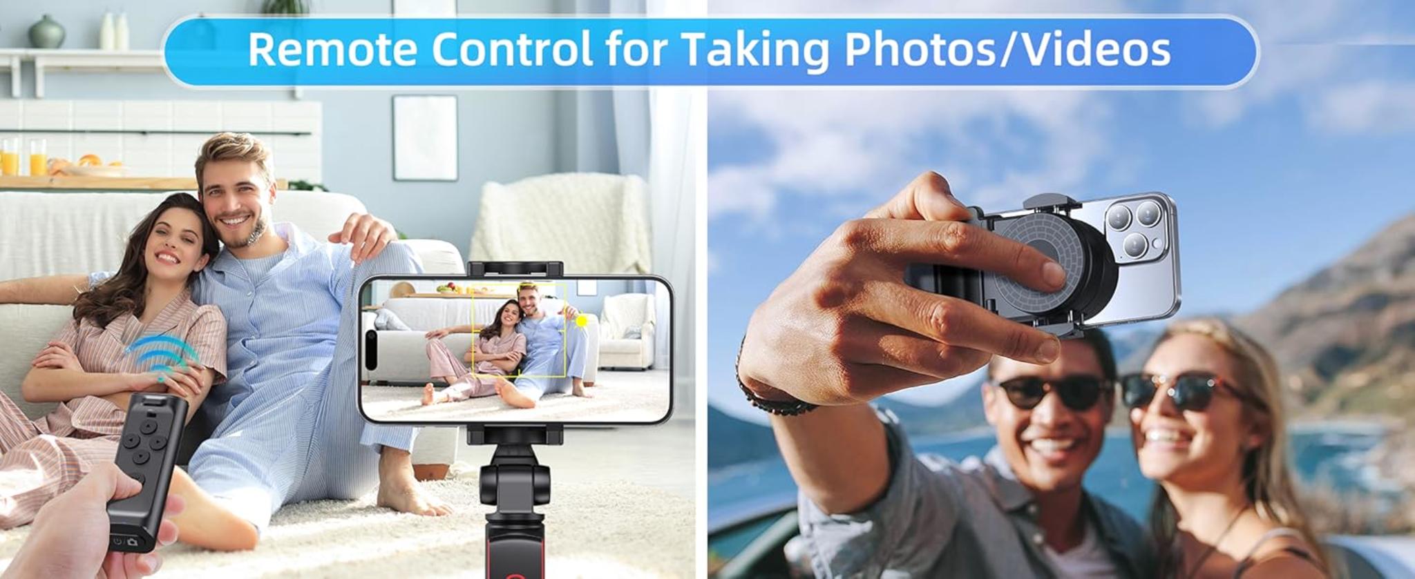 Bluetooth Remote Control with Phone Stand for Video Apps, E-Book Reading & Camera Shutter image 9