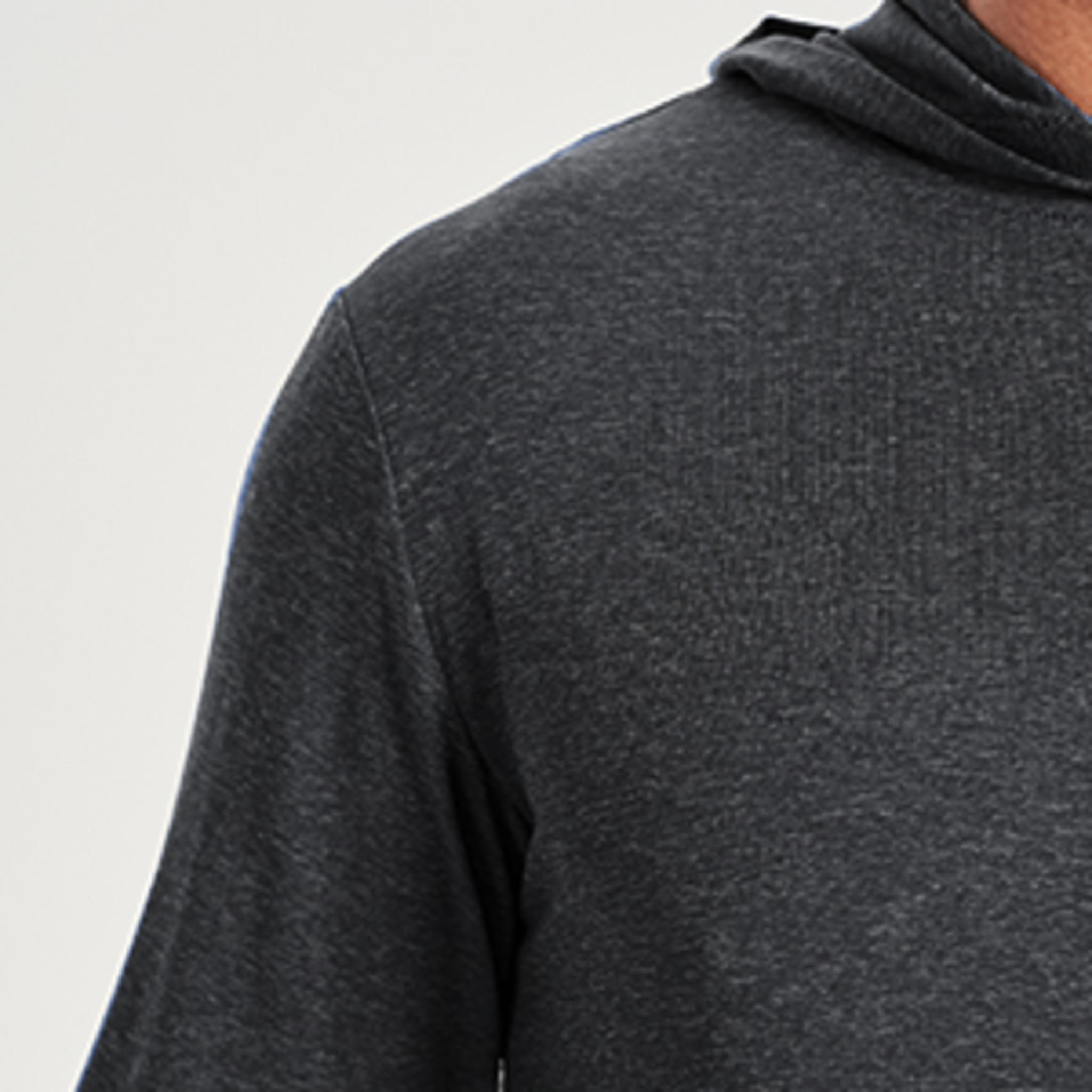 2-Pack Men's Athletic Hooded Shirts - Dry Fit Long Sleeve for Gym & Outdoor image 10