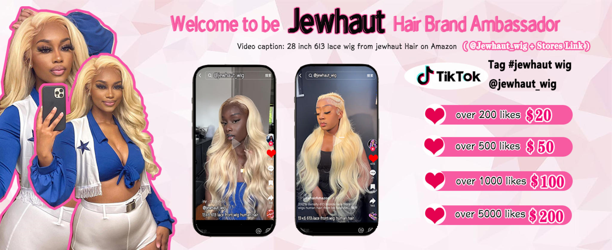 613 Blonde 28-Inch Body Wave Human Hair Wig image 17