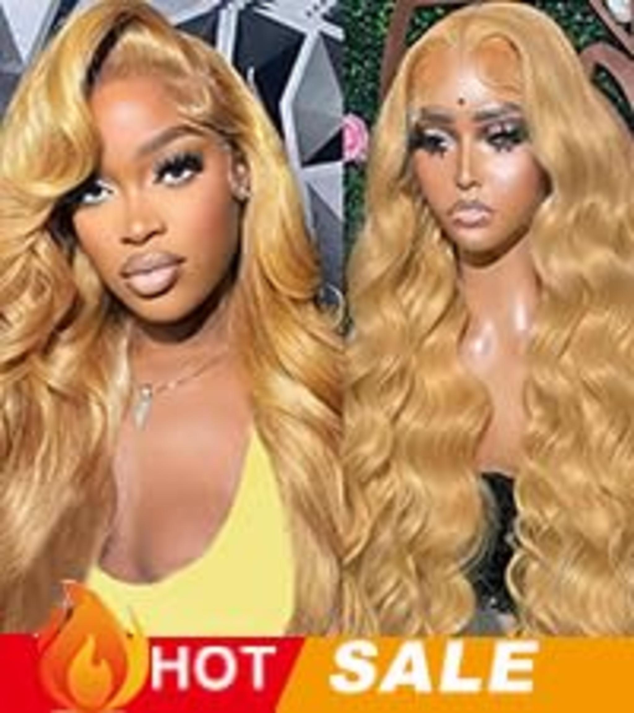 613 Blonde 28-Inch Body Wave Human Hair Wig image 21
