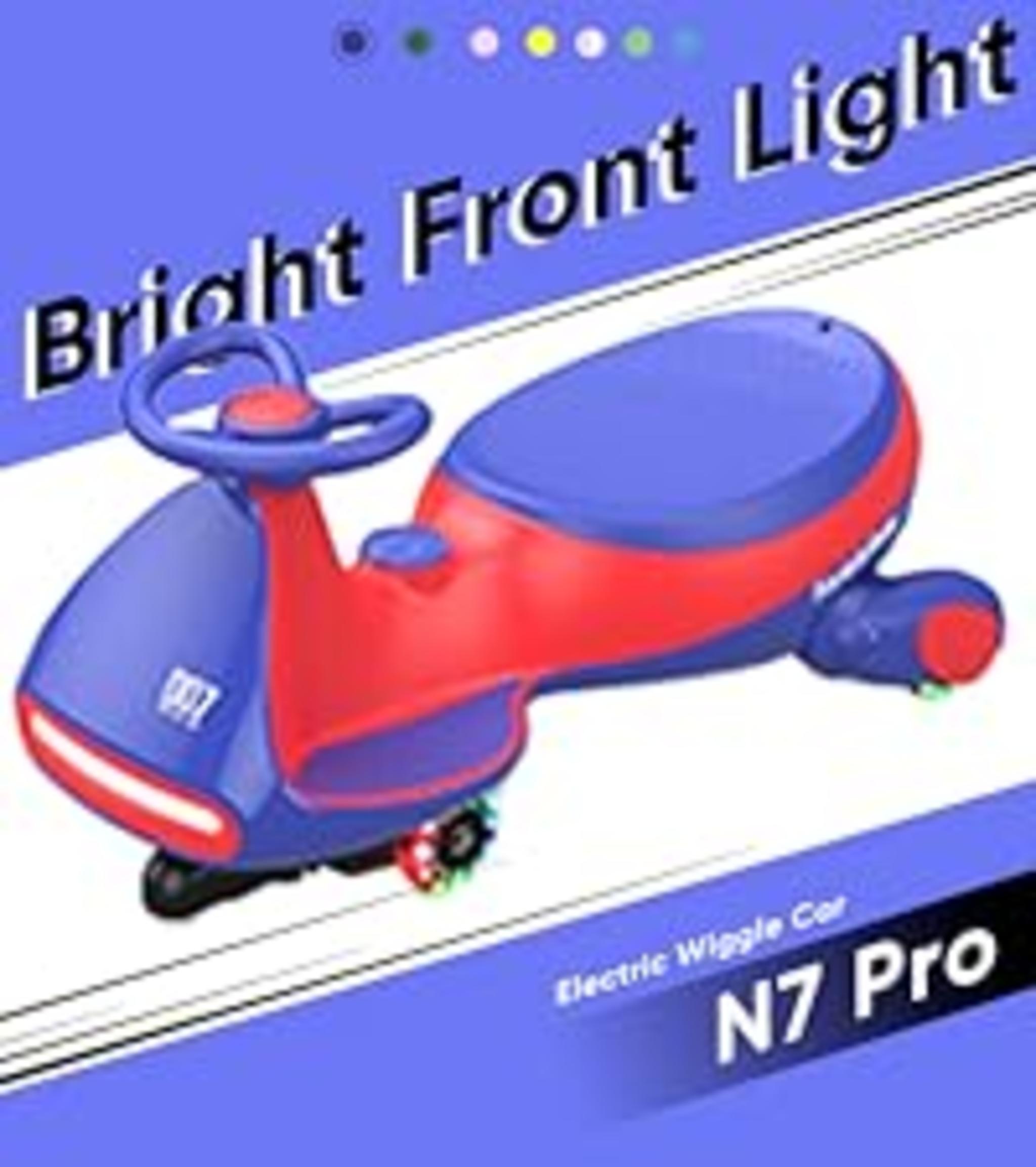 Electric Wiggle Car with Pedal - 2-in-1 Swing Car with 360° Steering & Bluetooth image 21