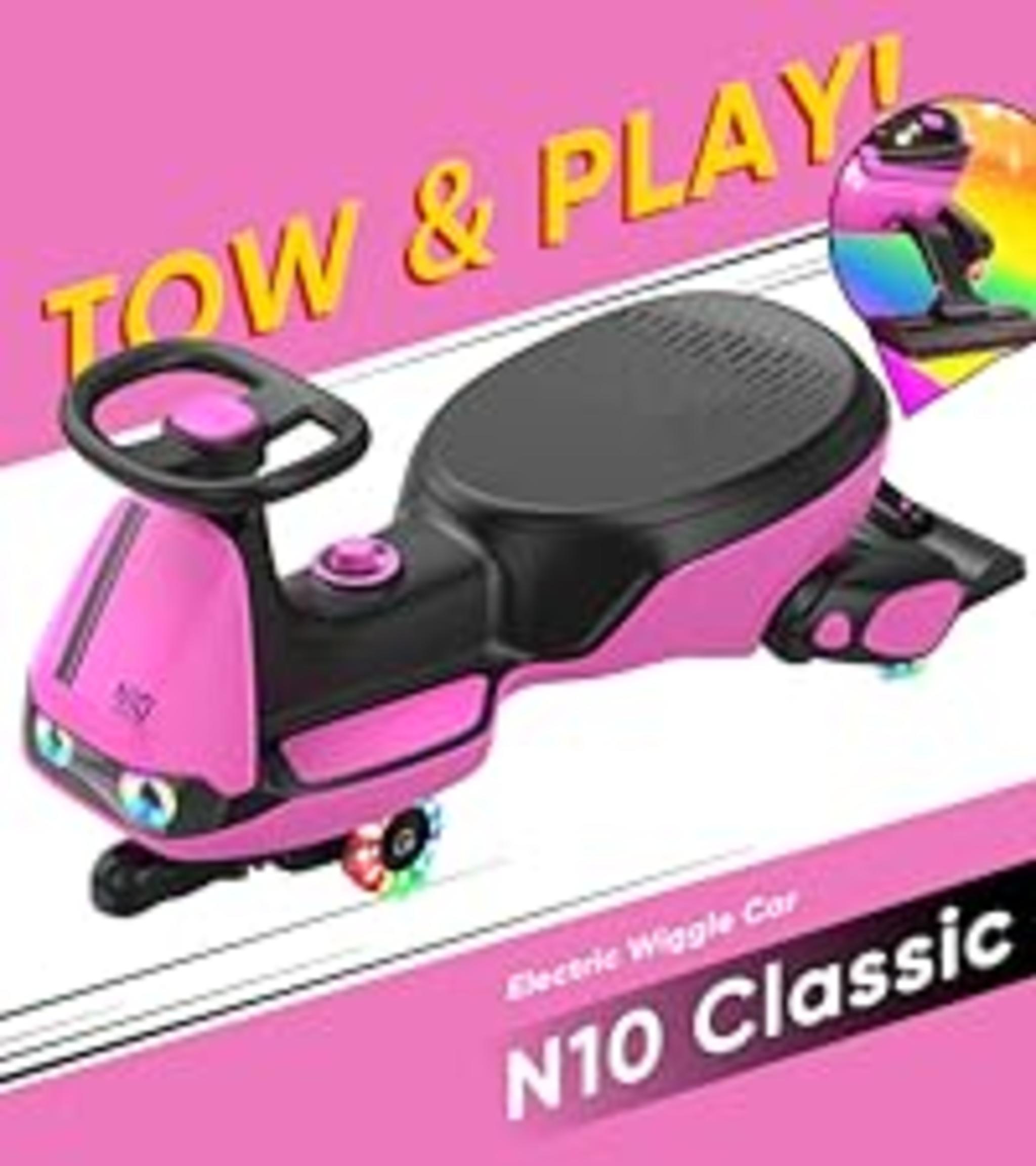 Electric Wiggle Car with Pedal - 2-in-1 Swing Car with 360° Steering & Bluetooth image 22