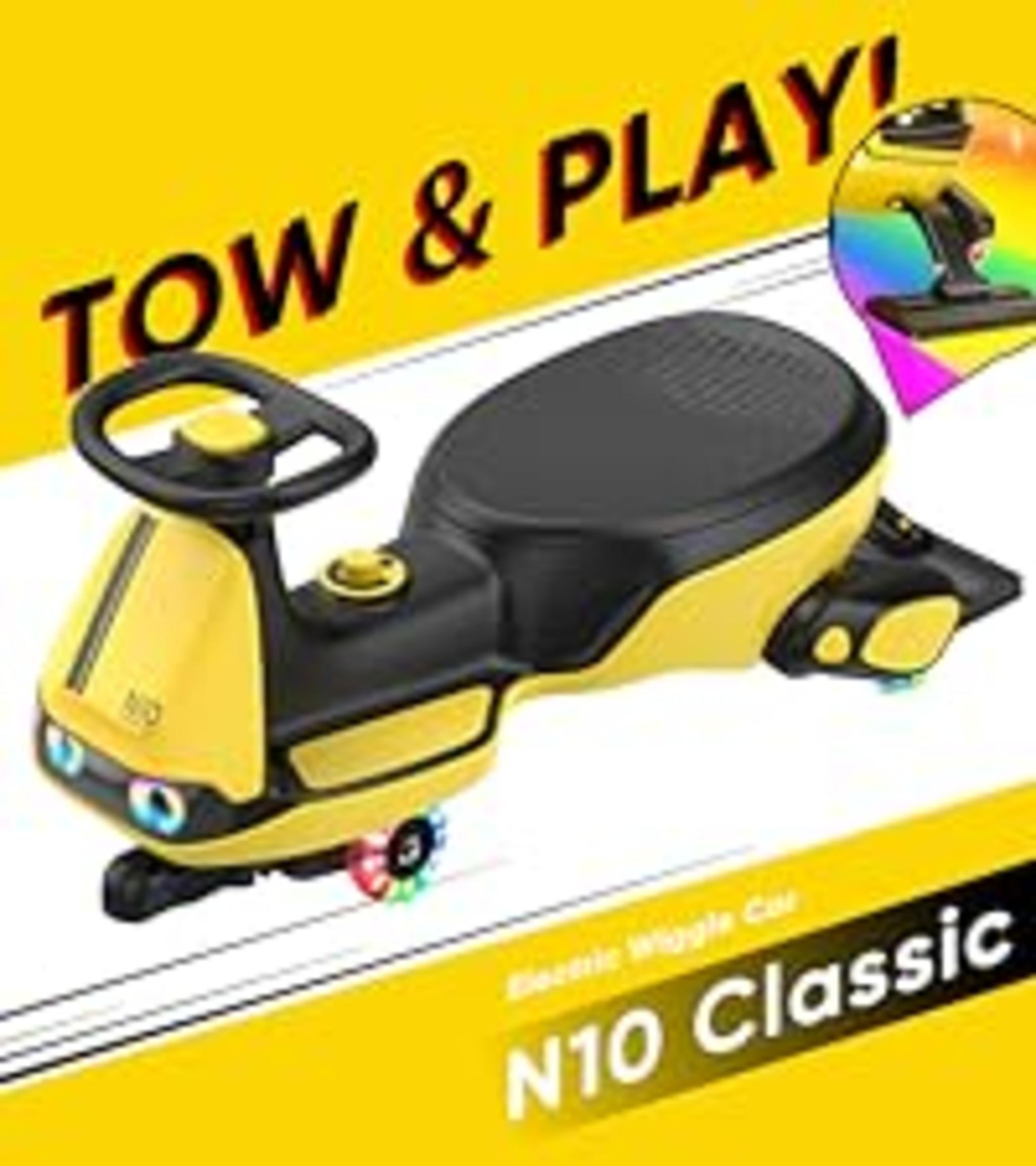 Electric Wiggle Car with Pedal - 2-in-1 Swing Car with 360° Steering & Bluetooth image 23