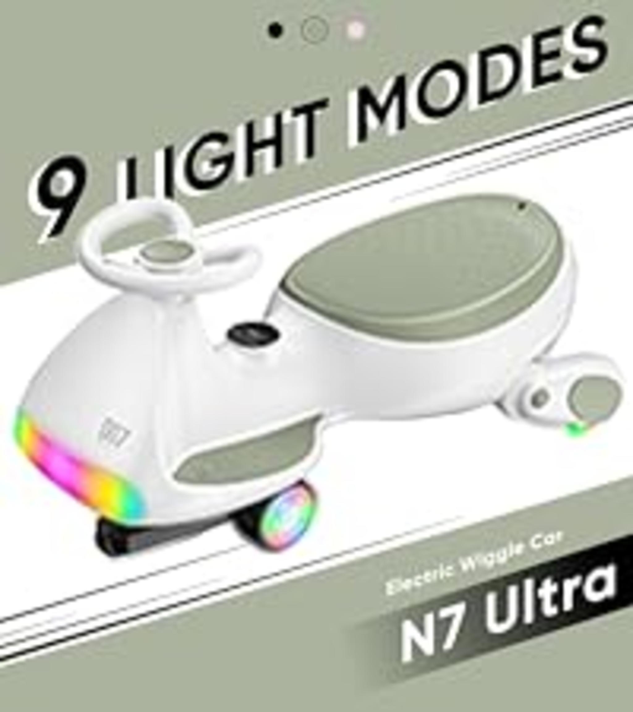 Electric Wiggle Car with Pedal - 2-in-1 Swing Car with 360° Steering & Bluetooth image 25