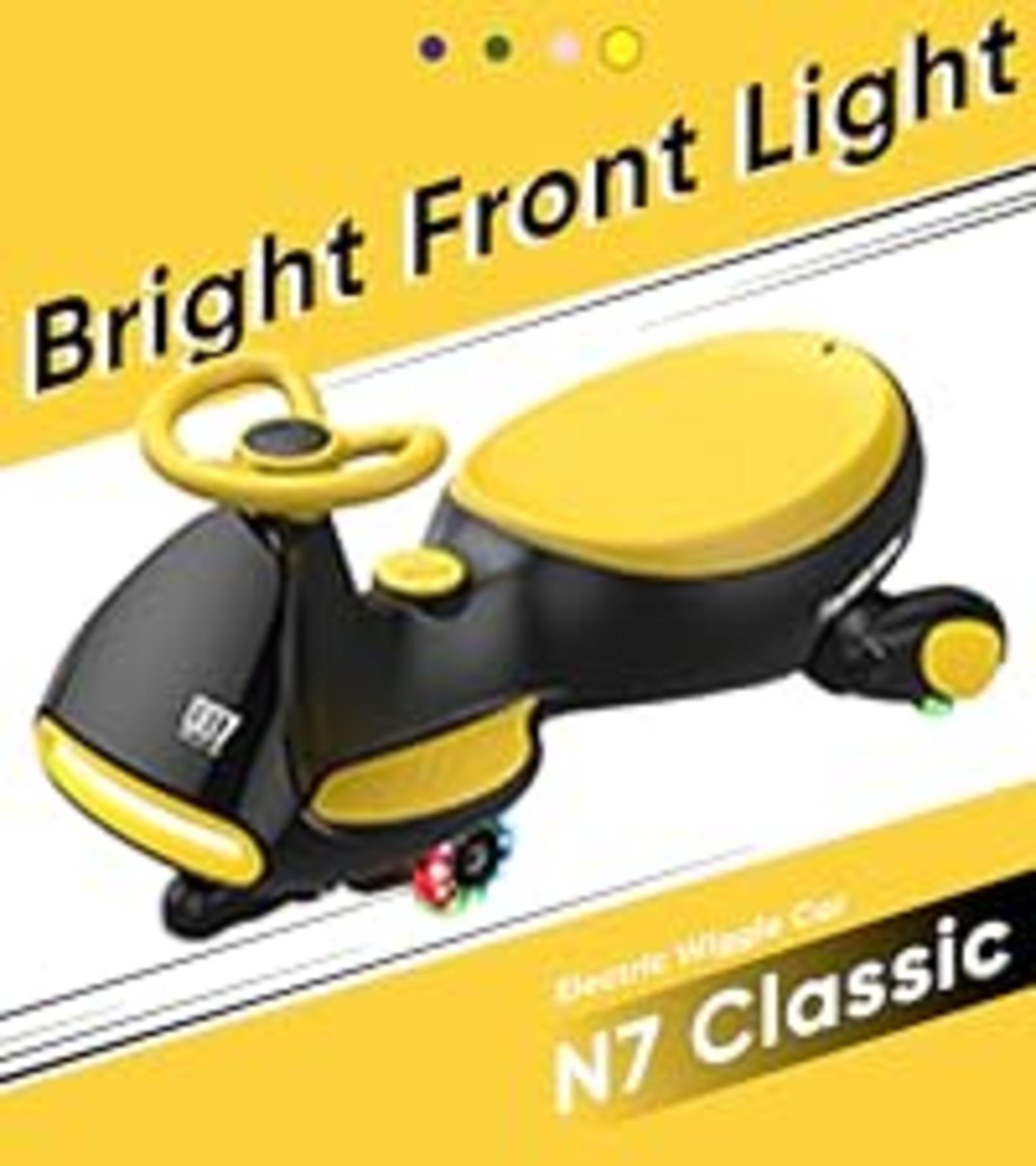 Electric Wiggle Car with Pedal - 2-in-1 Swing Car with 360° Steering & Bluetooth image 26