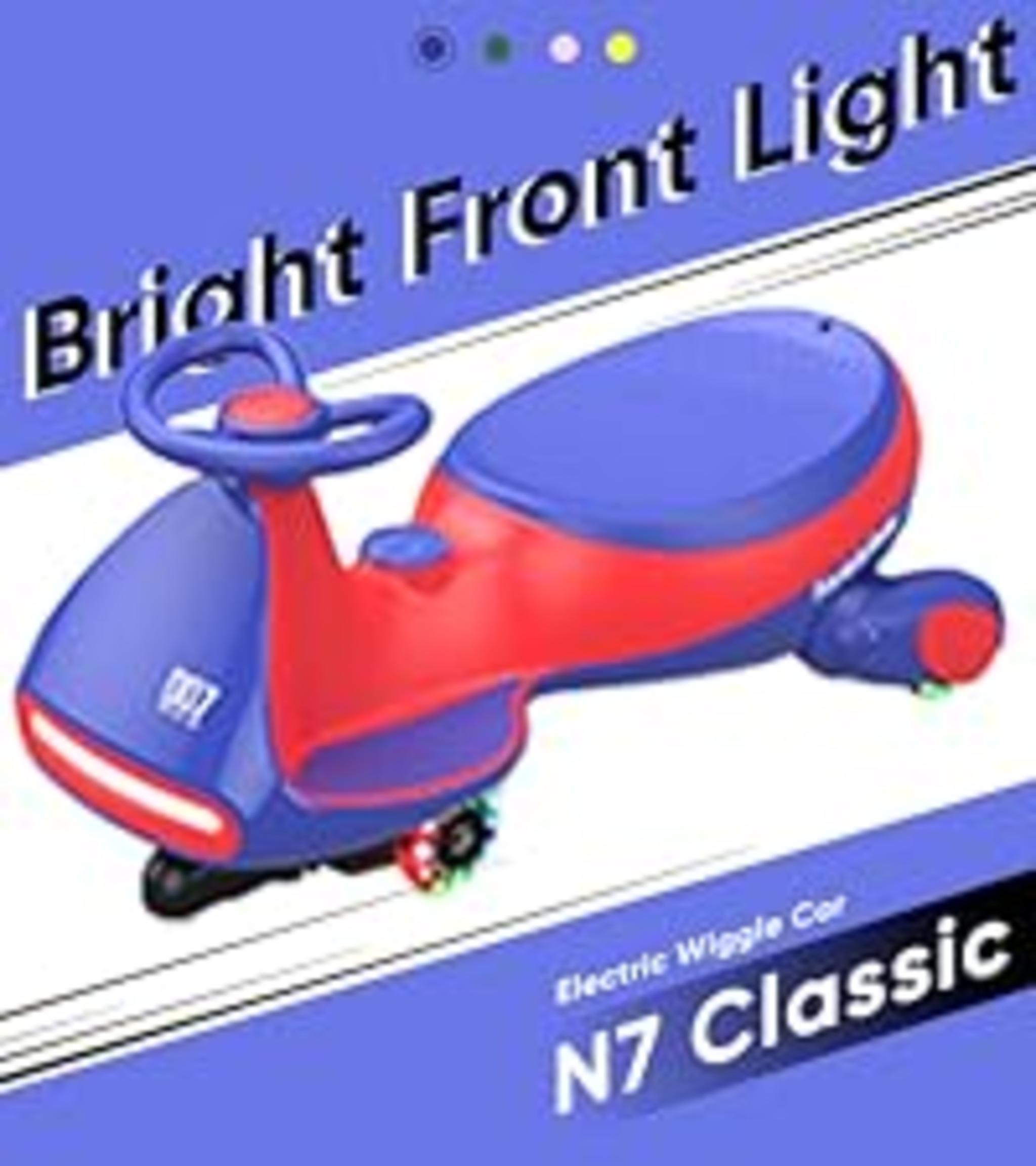 Electric Wiggle Car with Pedal - 2-in-1 Swing Car with 360° Steering & Bluetooth image 27