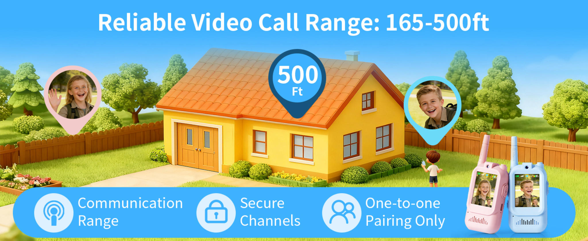 Kids Video Walkie Talkie 2-Pack: Rechargeable Toy with HD Camera & Voice Changer image 16