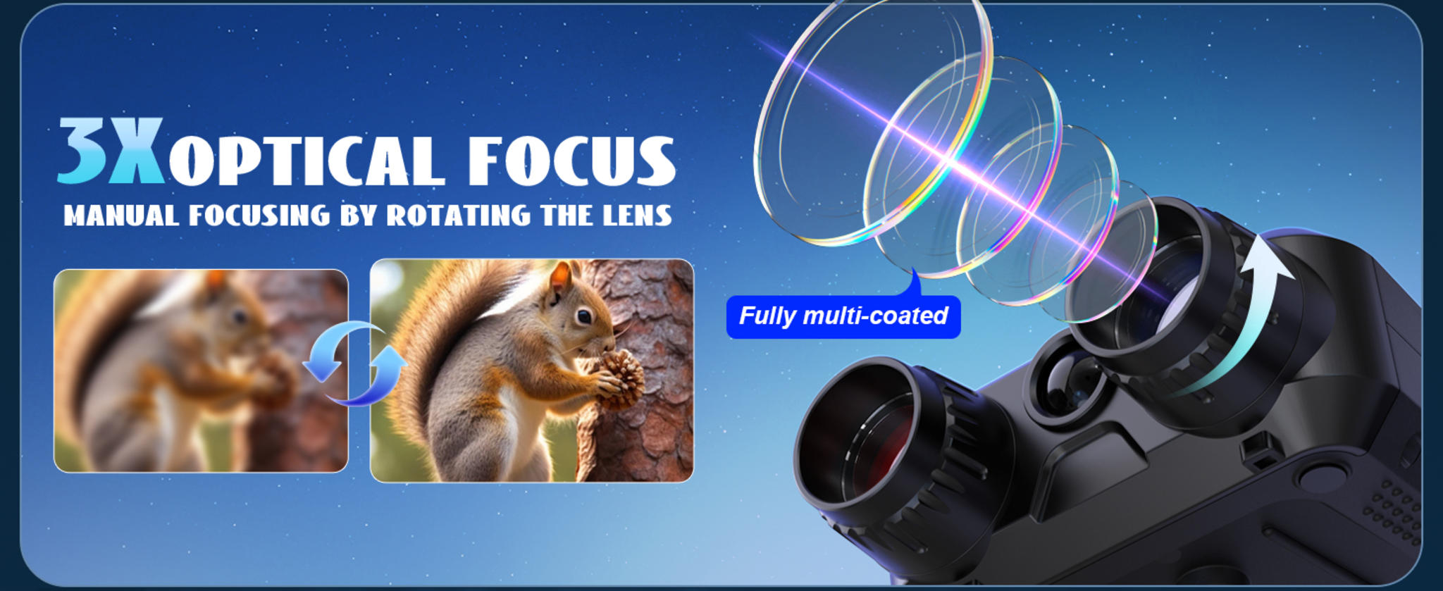 4K Night Vision Binoculars with 3.0" HD Screen image 8