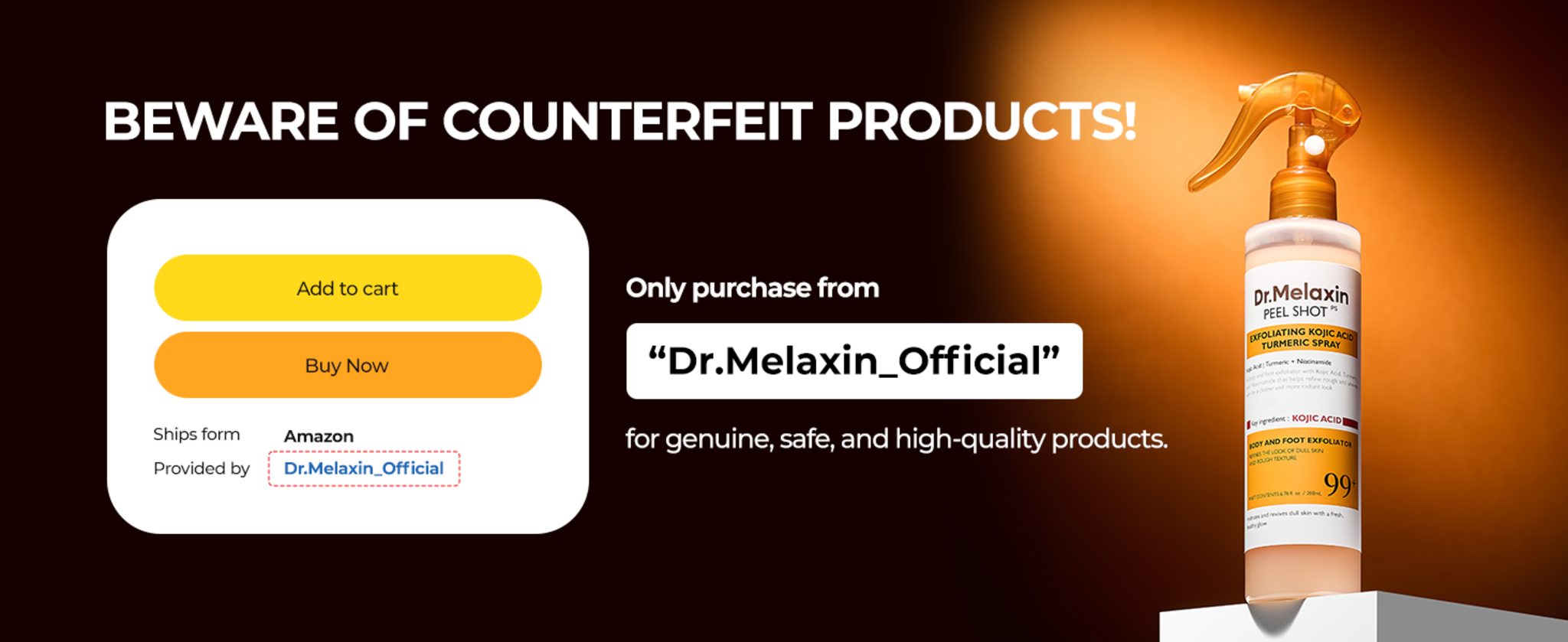 Korean Kojic Acid & Turmeric Exfoliating Body Spray with Keratin Care image 6