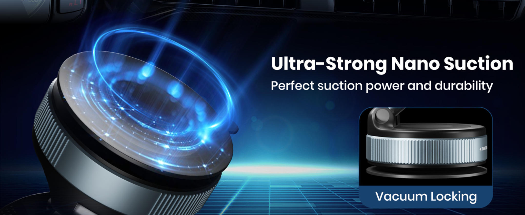 360° Vacuum Magnetic Phone Holder - Foldable Multi-Surface Mount image 8