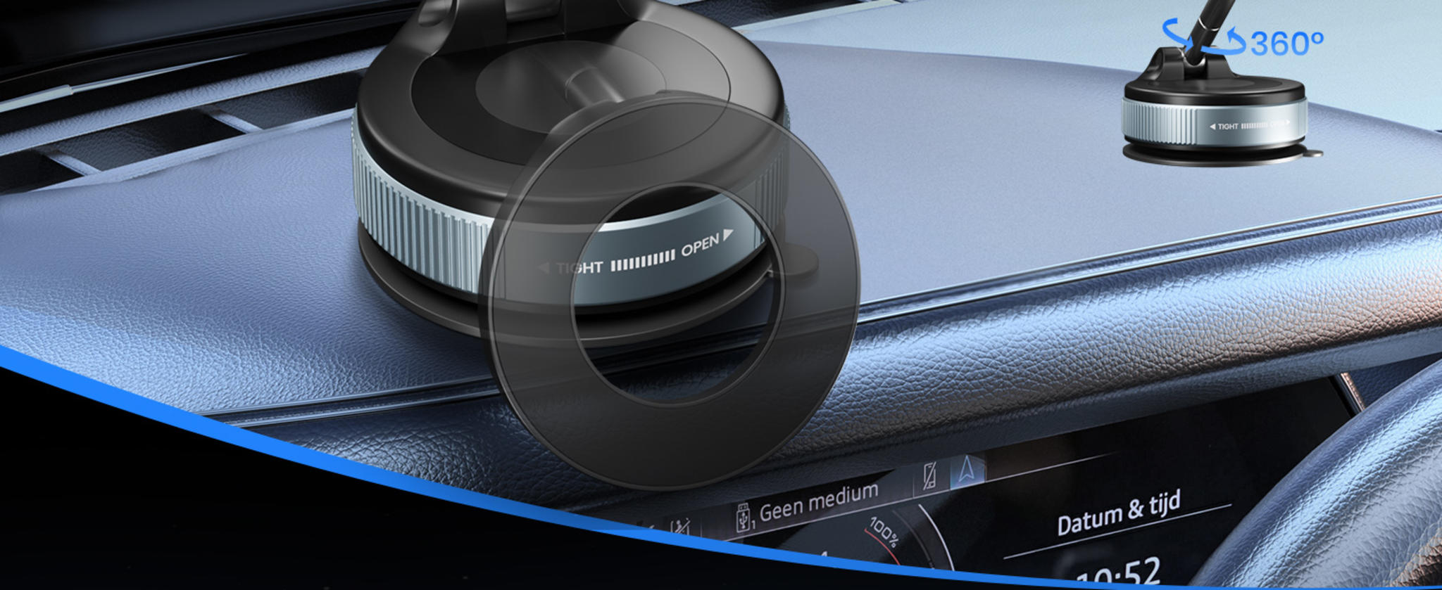 360° Vacuum Magnetic Phone Holder - Foldable Multi-Surface Mount image 10