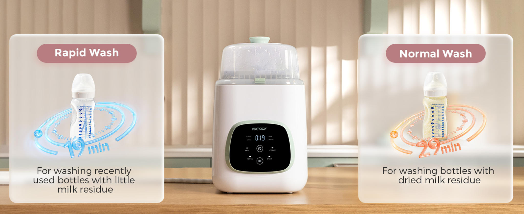 All-in-One Baby Bottle Washer, Sterilizer & Dryer image 18