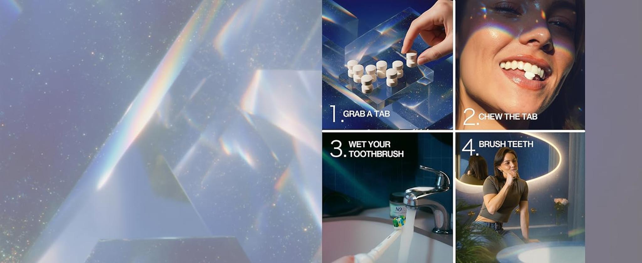 Nano Hydroxyapatite Toothpaste Tablets - Fluoride & Plastic Free, Eco-Friendly & Travel Ready image 7