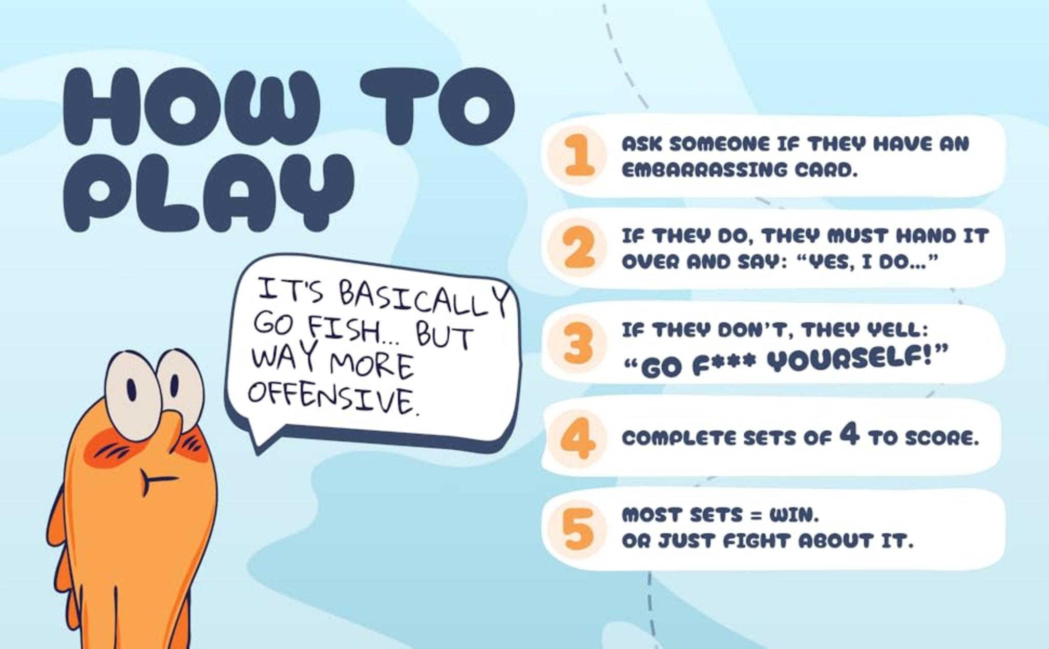 Go F Yourself! - Adult Go Fish Card Game with Hilarious Prompts image 8