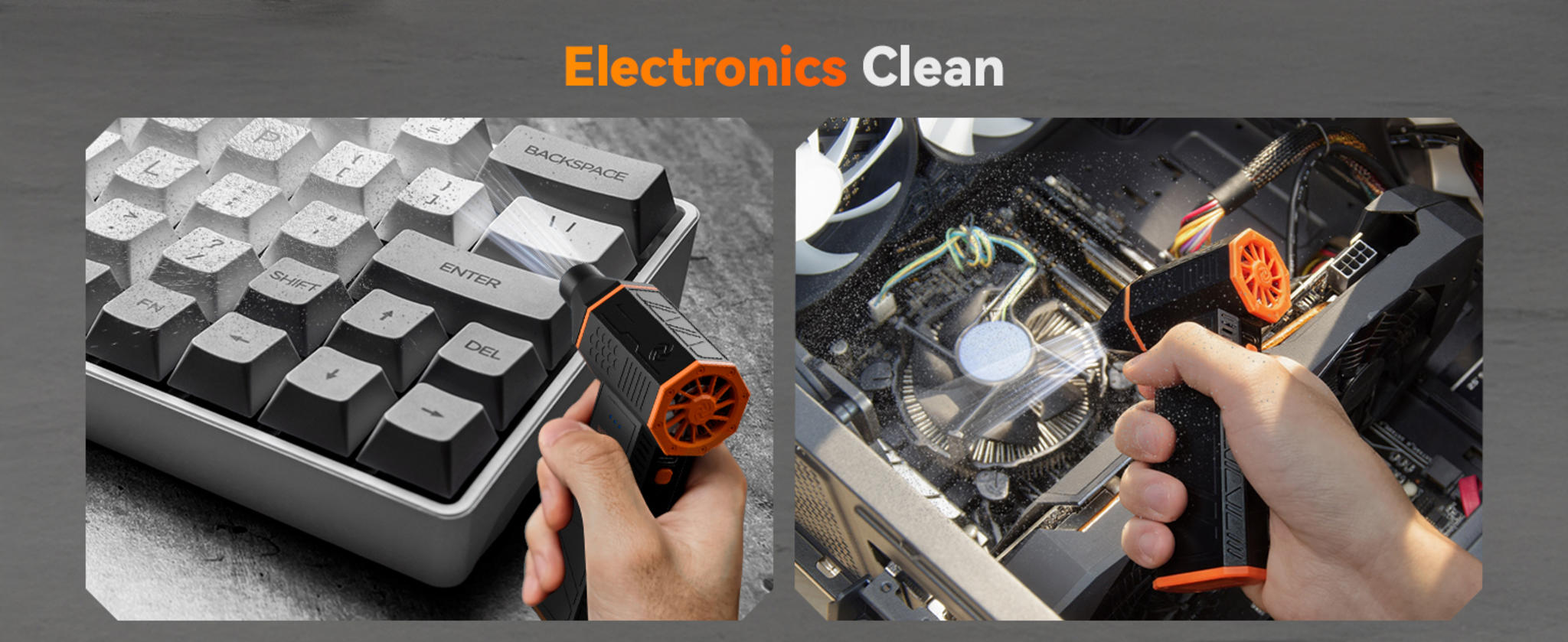 110000RPM Electric Air Duster with 3-Speed Settings, Fast Charging & 4 Nozzles image 9