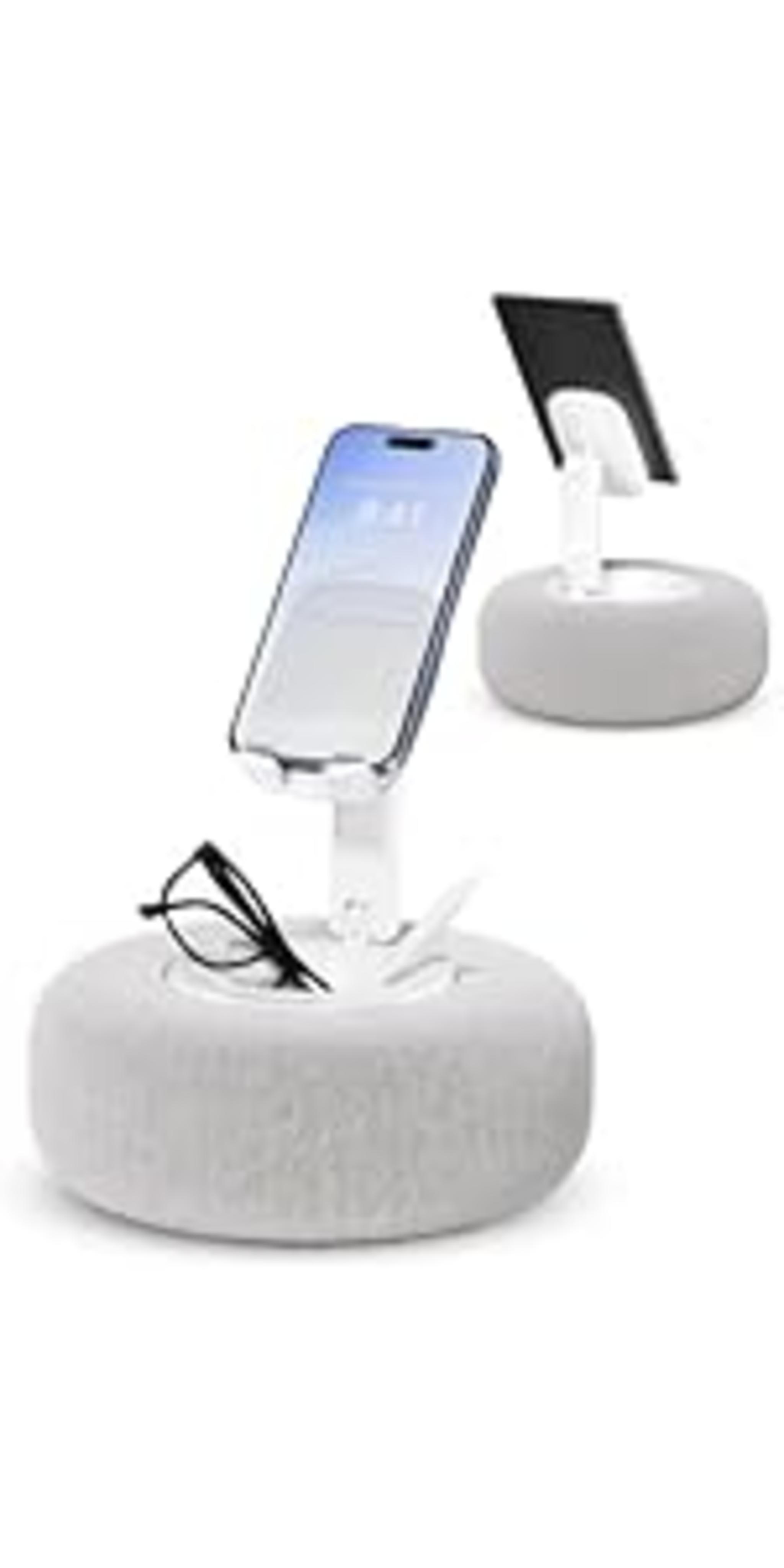 Adjustable Tablet Pillow Stand with Snack Bowl image 14