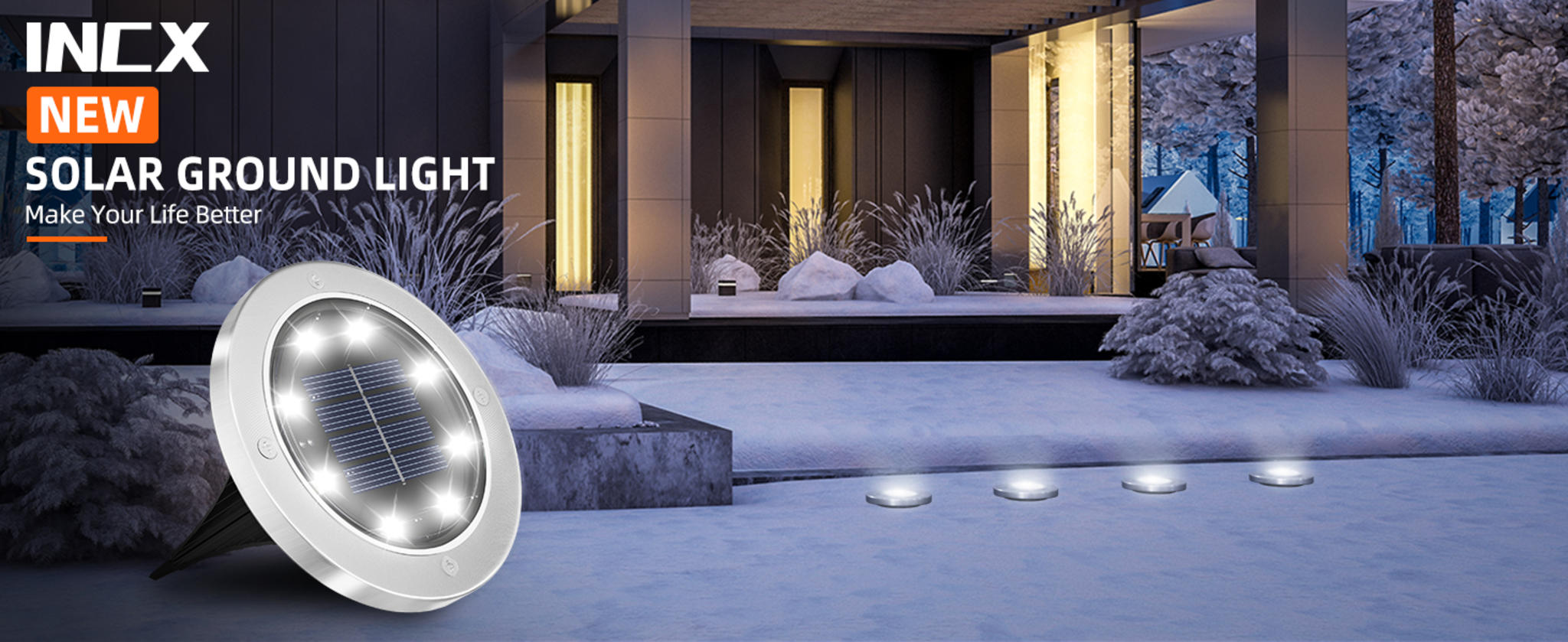 4 Pack Solar Outdoor Lights Waterproof, Garden Landscape Lighting image 20