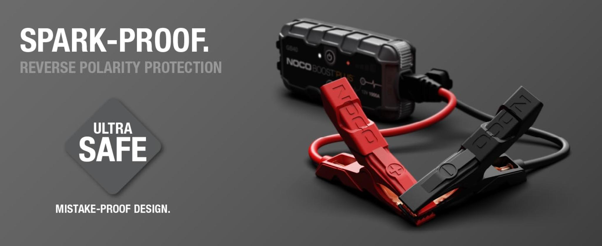 1000A UltraSafe Jump Starter - 12V Lithium Battery Booster Pack with Power Bank image 8