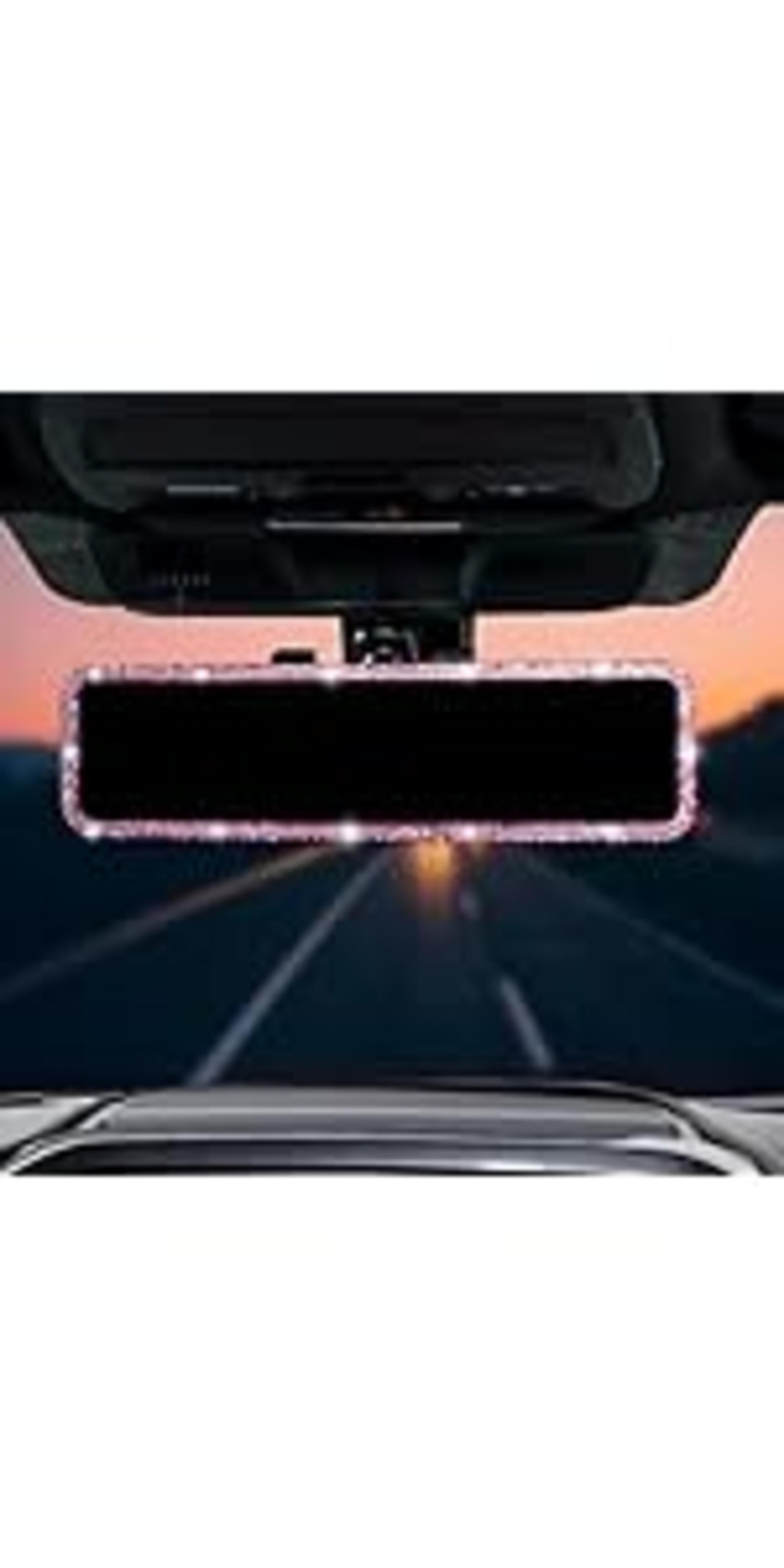 11.81 Inch Panoramic Convex Interior Clip-on Wide Angle Mirror for Car SUV Trucks image 19
