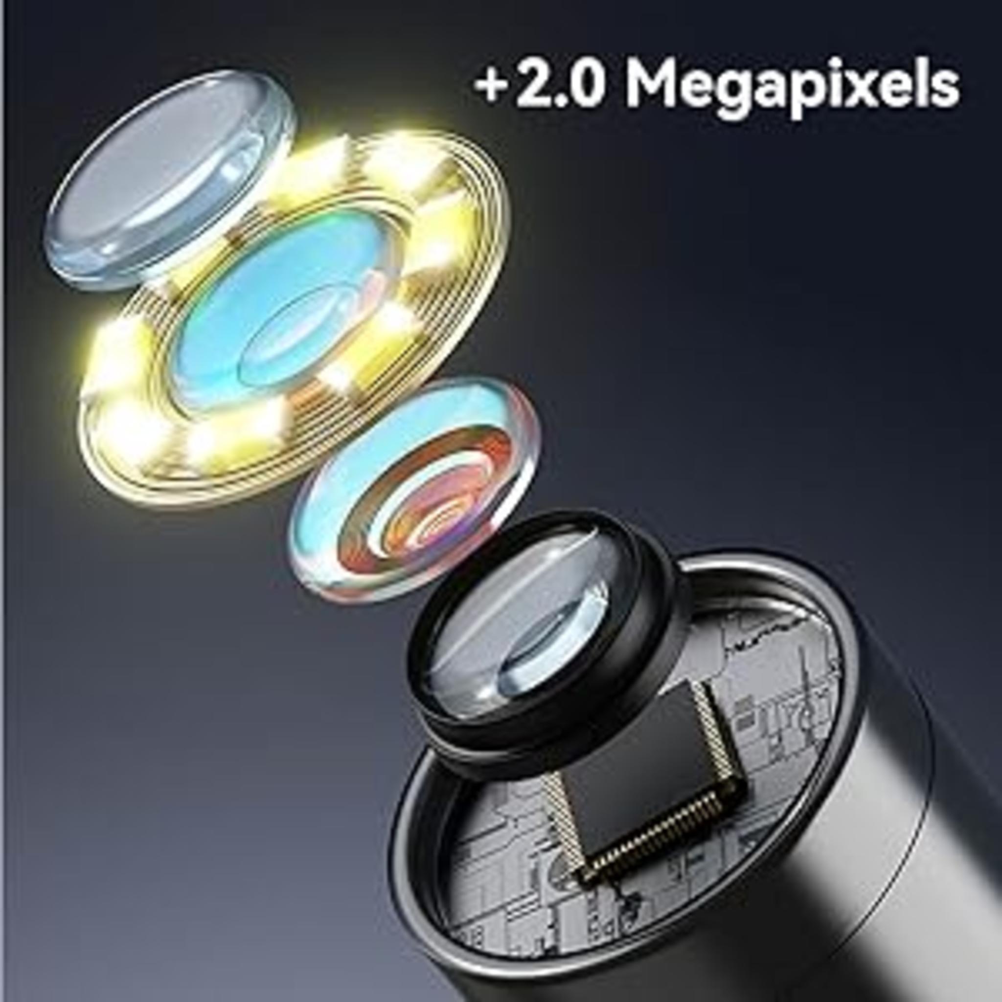 USB Digital Microscope with 50x-1600x Magnification, 1440P HD Camera, 8 LED Lights for iOS/Android image 16