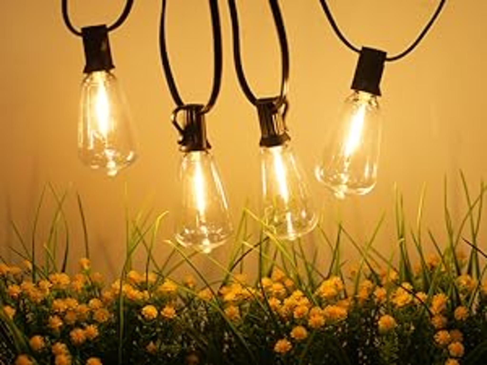 100FT Outdoor LED String Lights with 52 Shatterproof Vintage Edison Bulbs, Waterproof Dimmable Patio Lighting image 11