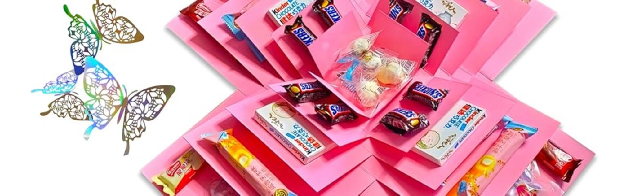 5-Layer Explosion Gift Box DIY Kit - Assembled Main Part for Surprise Snacks & Photos image 7