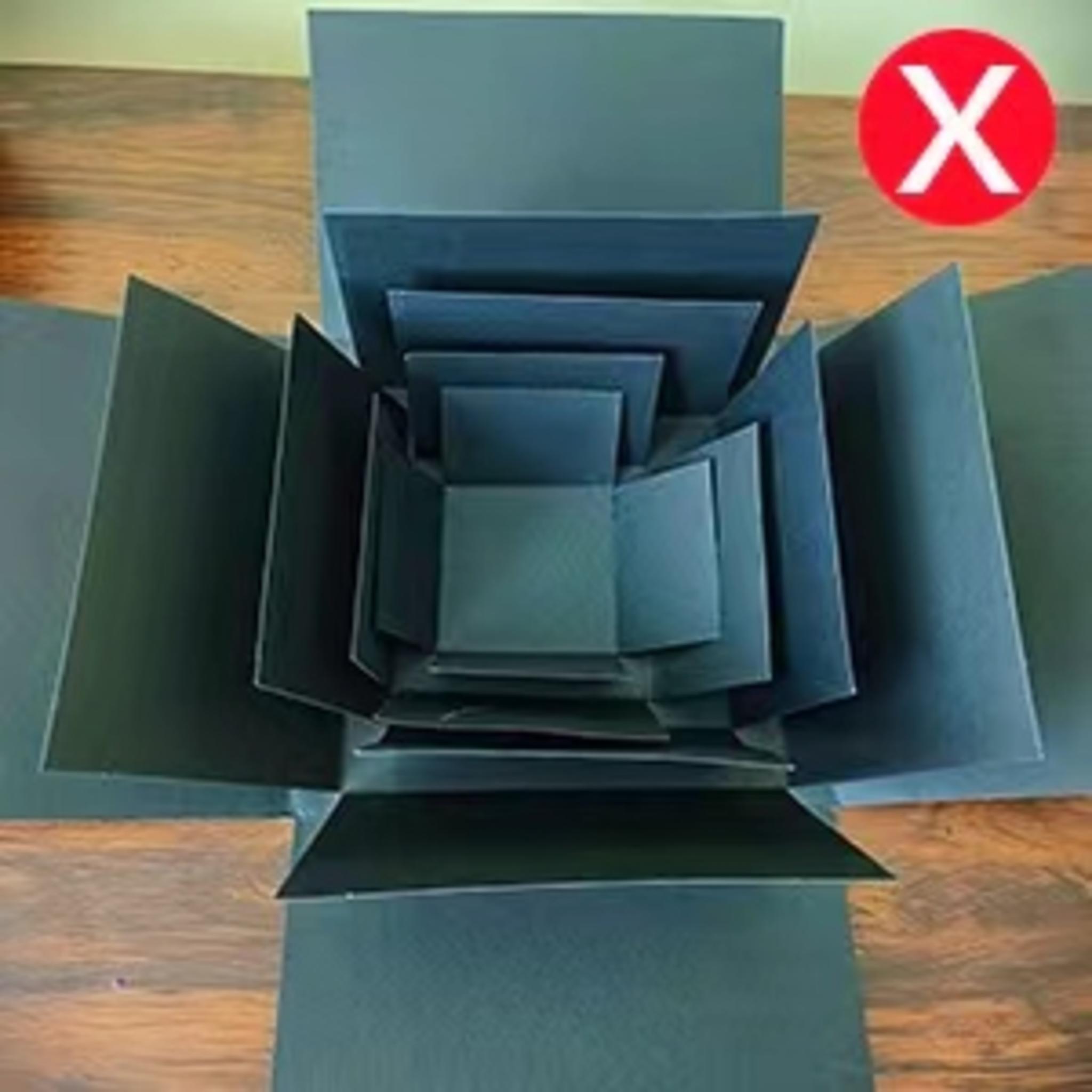 5-Layer Explosion Gift Box DIY Kit - Assembled Main Part for Surprise Snacks & Photos image 11