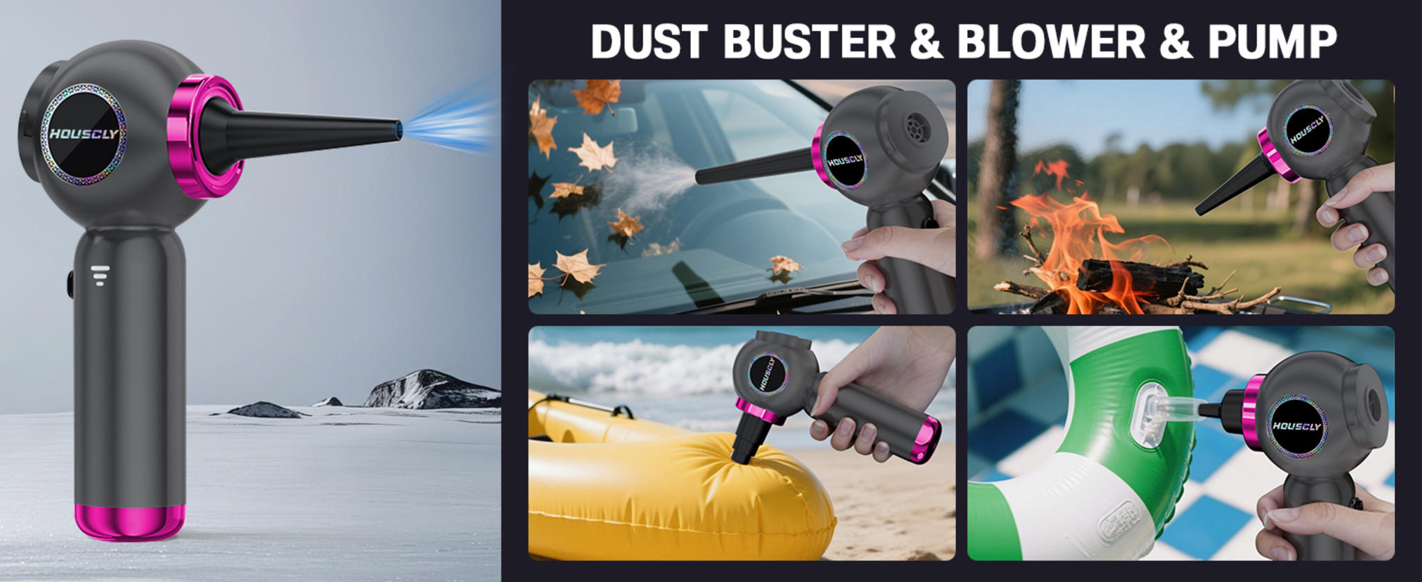 25000Pa Cordless Handheld Vacuum with 4-in-1 Functions - 40 Min Runtime image 11