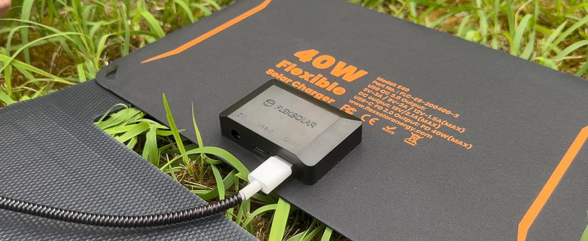 40W Foldable Solar Panel Charger with USB-C & USB-A Outputs image 25