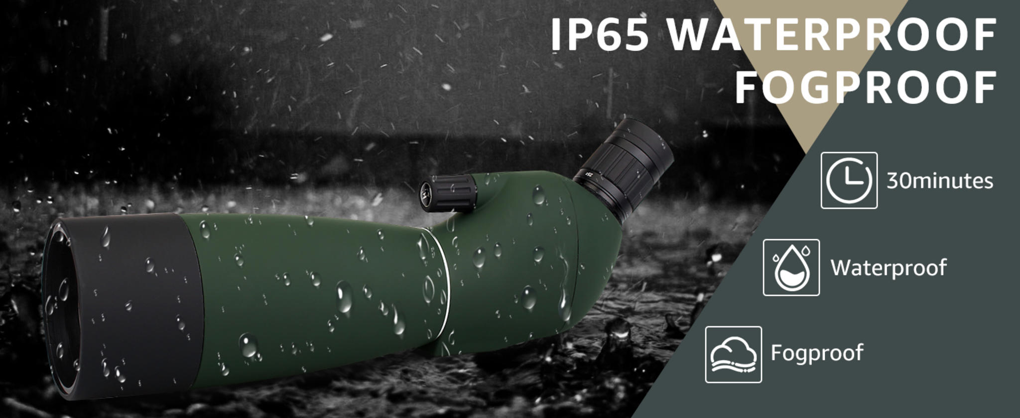 25-75x70mm Angled Spotting Scope with Tripod & Phone Adapter, Waterproof for Bird Watching image 9