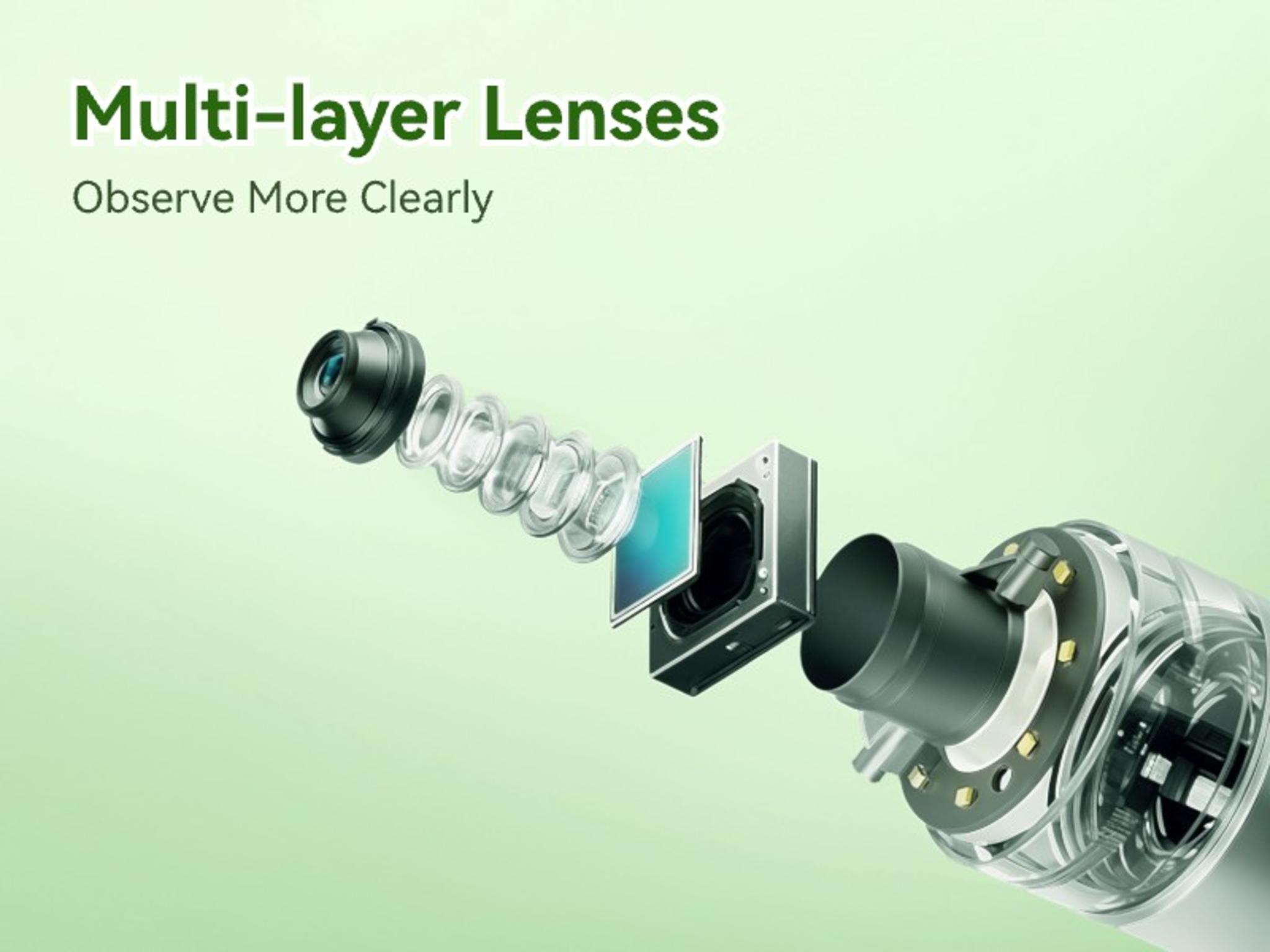 4 Inch Screen Digital Microscope for Kids, 1080P HD 1600X Magnification with 8G Card image 7