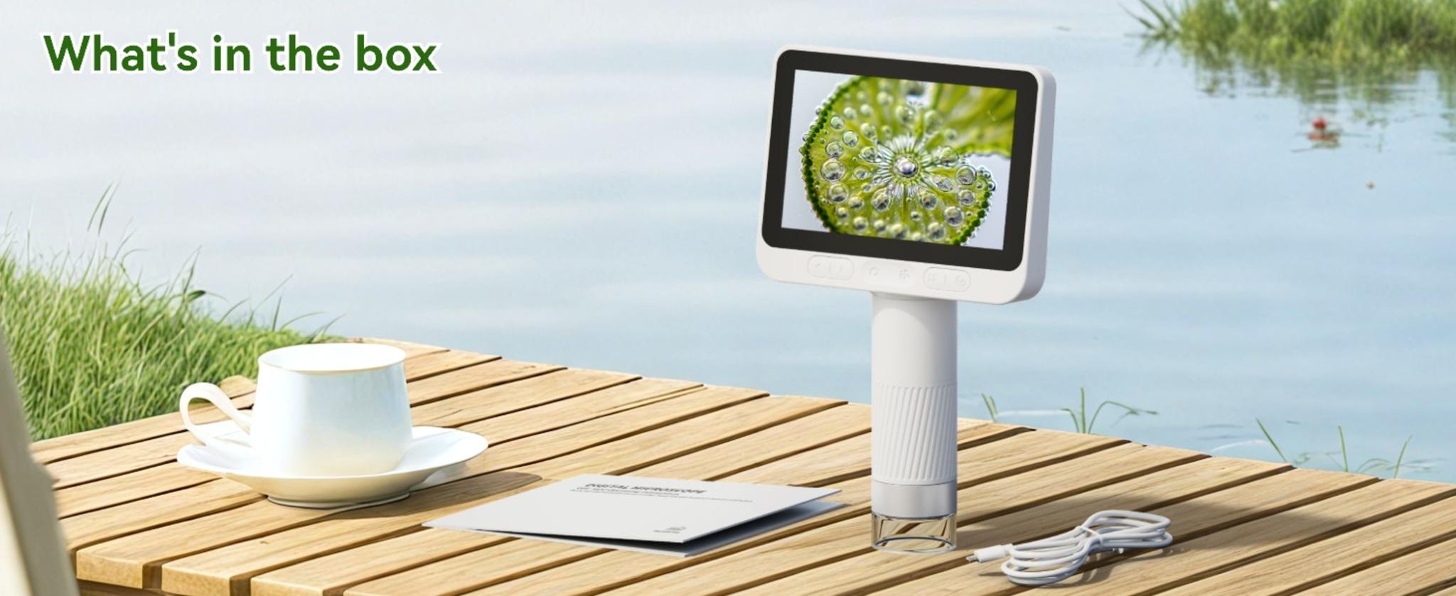 4 Inch Screen Digital Microscope for Kids, 1080P HD 1600X Magnification with 8G Card image 13