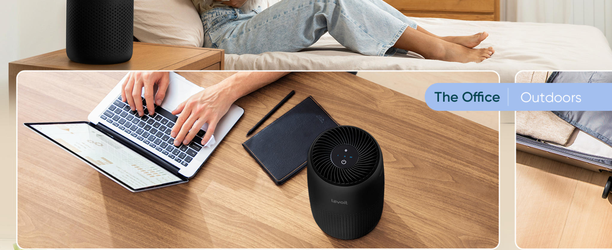 AHAM Verified Air Purifier for Bedroom, 3-in-1 Filter with Fragrance Sponge image 9