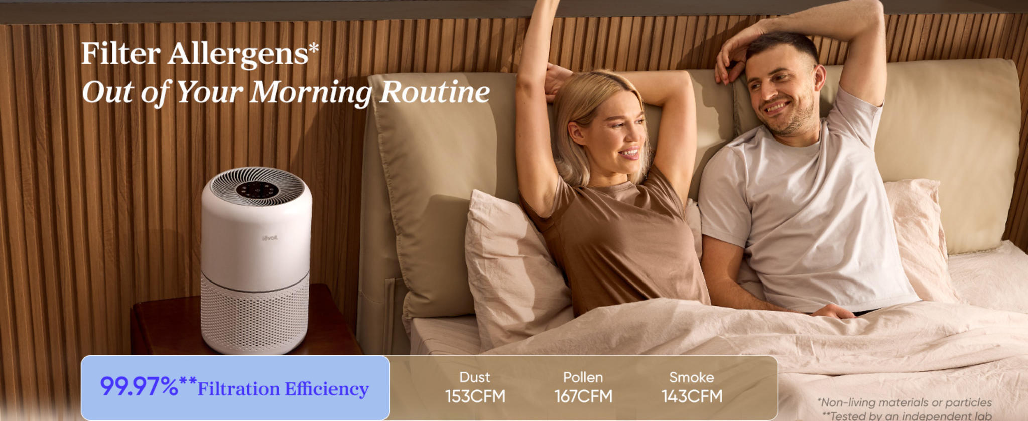 Air Purifier for Allergies and Pet Hair, 1073 ft² Coverage, HEPA Sleep Mode image 8