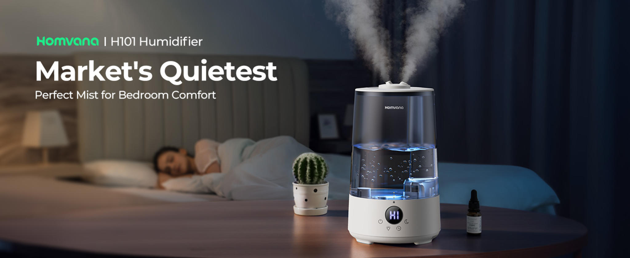 3.6L Cool Mist Humidifier with Aromatherapy & Mood Light image 7