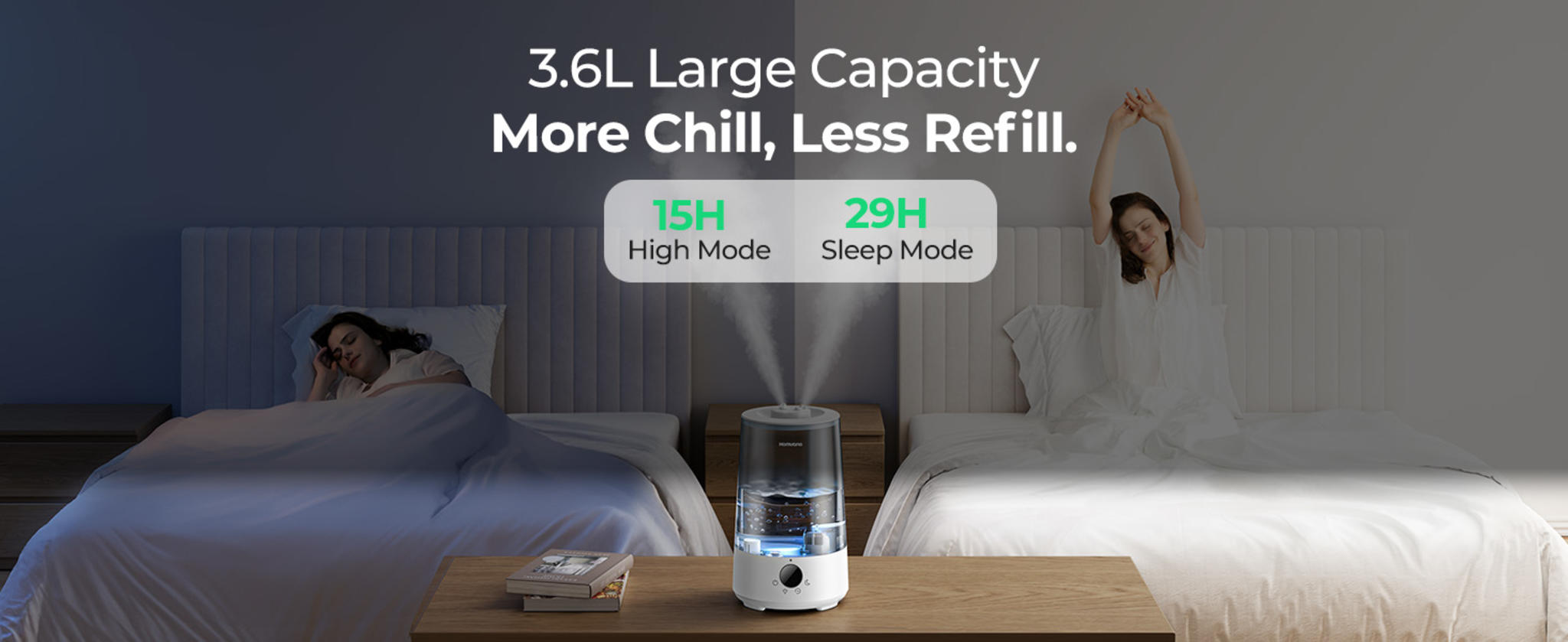 3.6L Cool Mist Humidifier with Aromatherapy & Mood Light image 13
