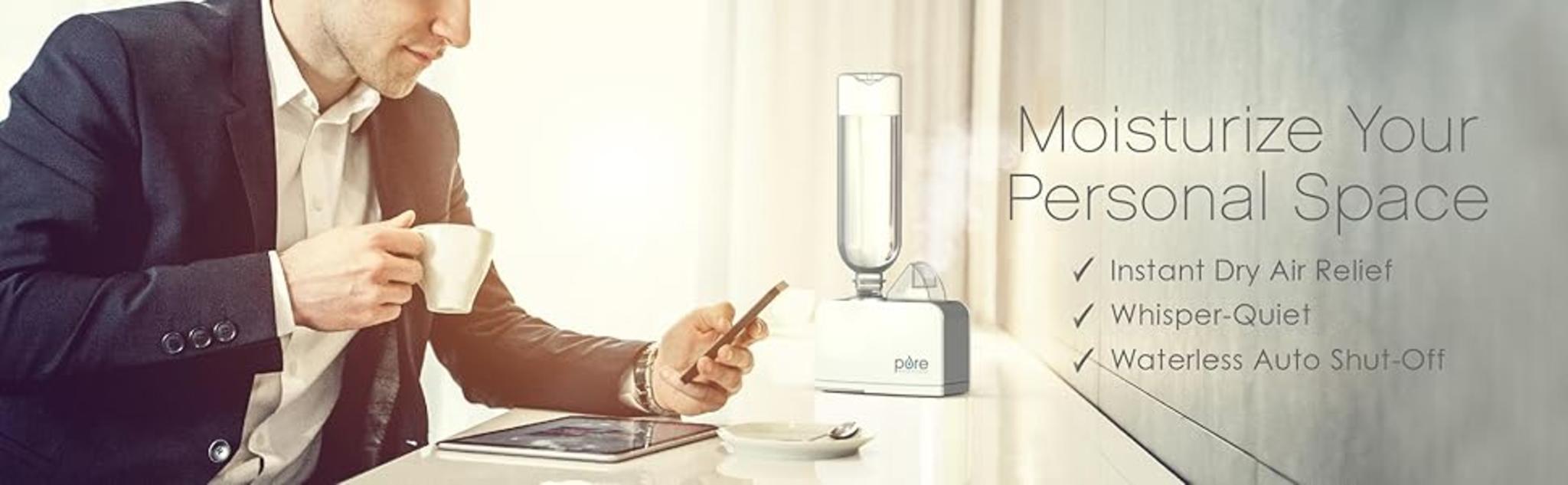 Travel Ultrasonic Cool Mist Water Bottle Humidifier with Auto Shut-Off & Mood Light image 6