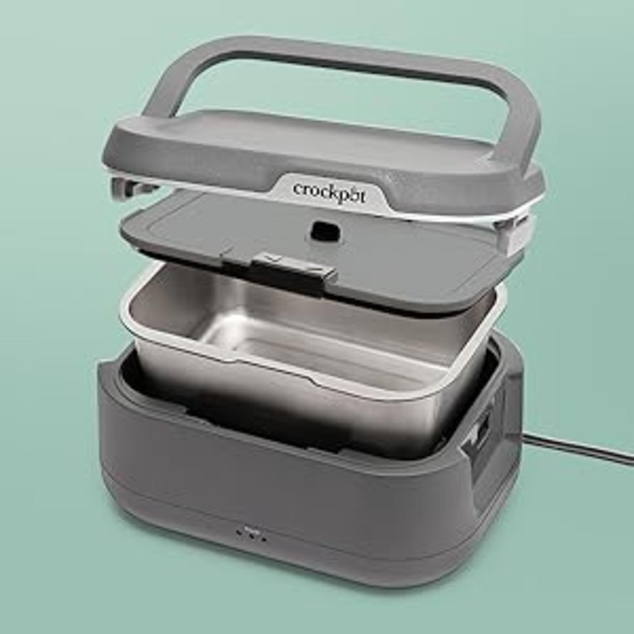 28-Ounce Mini Electric Heated Lunch Box, Portable Food Warmer image 11