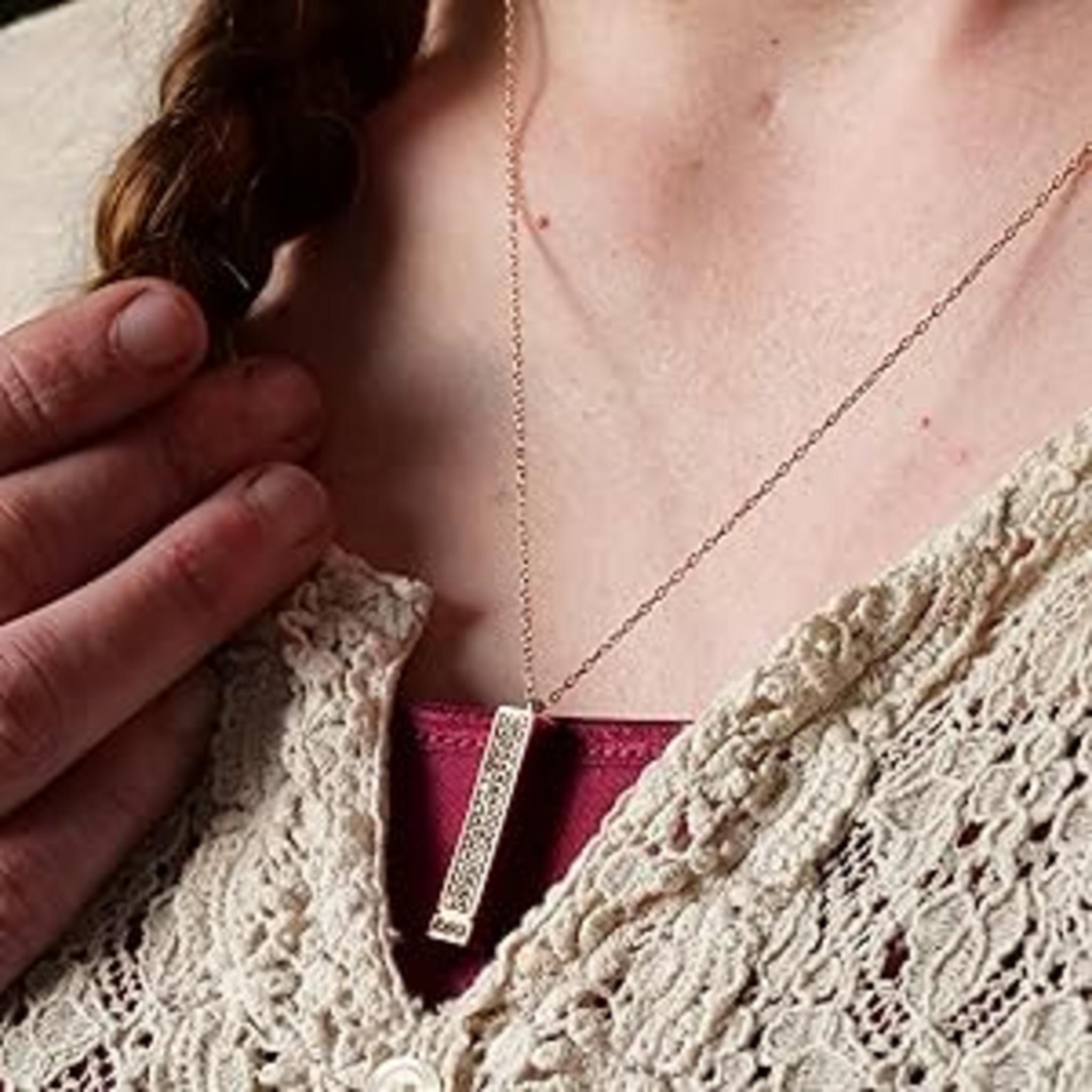 I Love You Necklace with Secret Message, 14K Rose Gold Plated, Adjustable Chain image 10