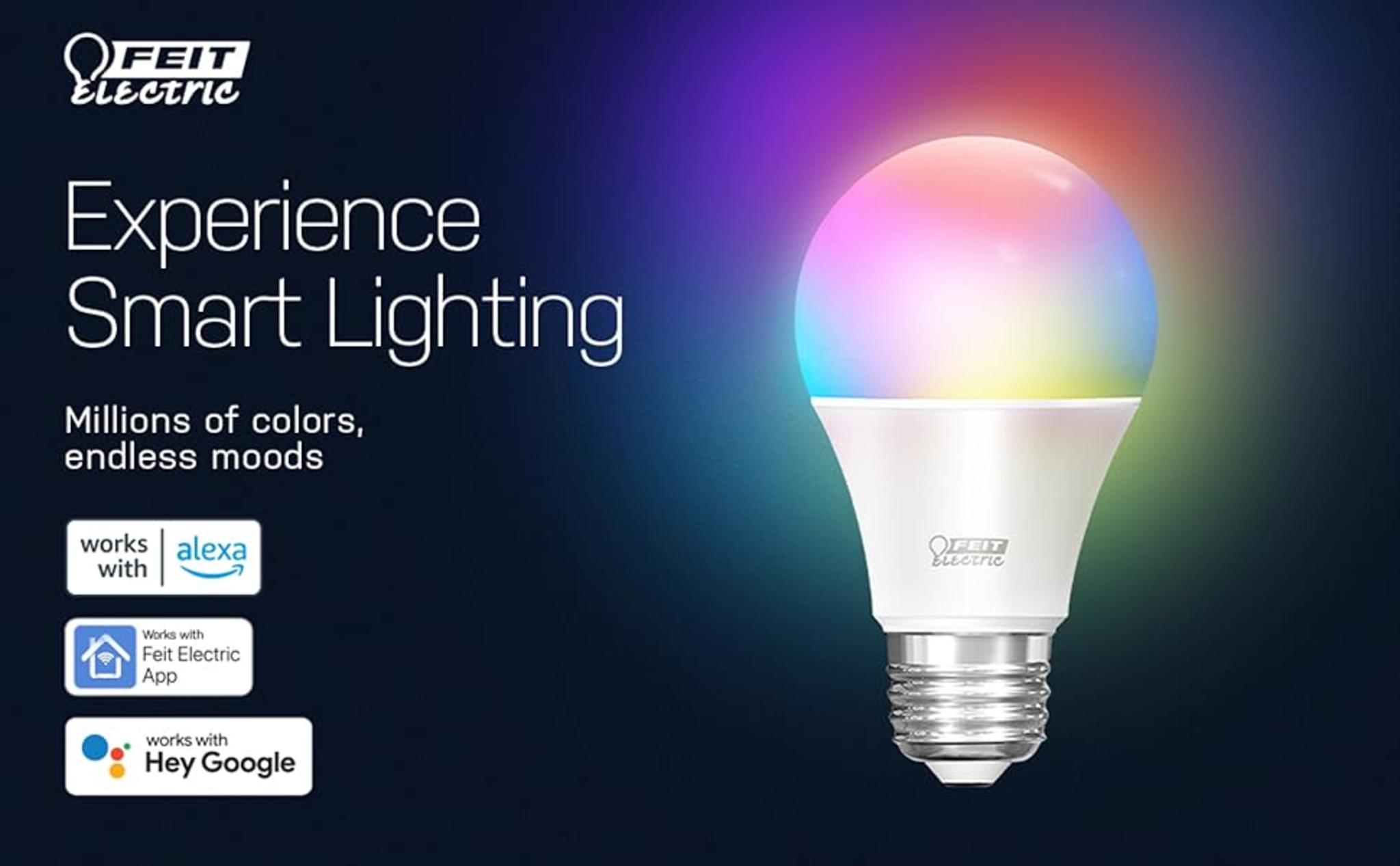 A19 Smart LED Light Bulb, 60W Equivalent, Dimmable, RGBW Color Changing image 7