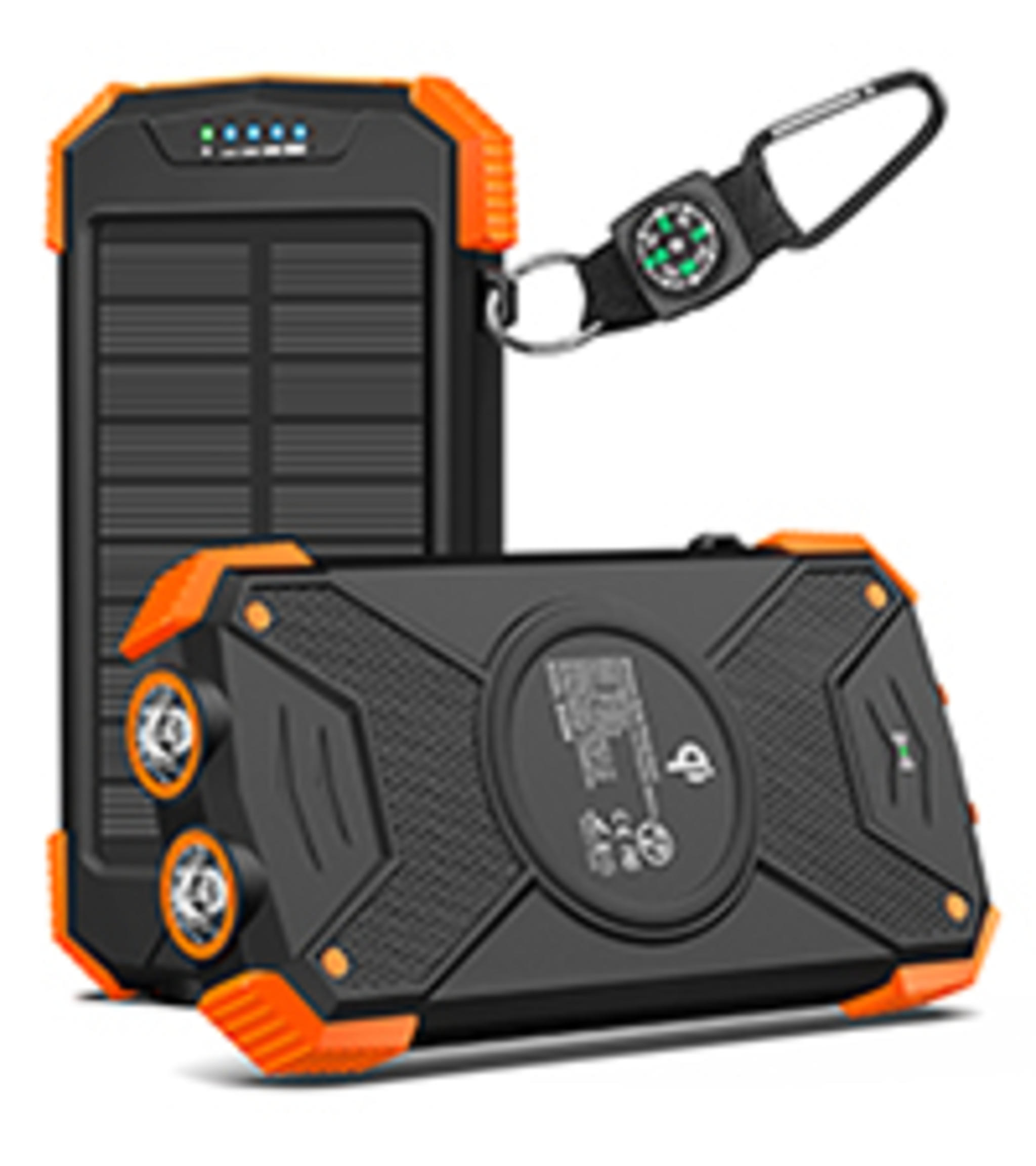 10,000mAh Solar Power Bank with 20W Fast Charging, Wireless Charger, Dual Flashlight for Camping image 20