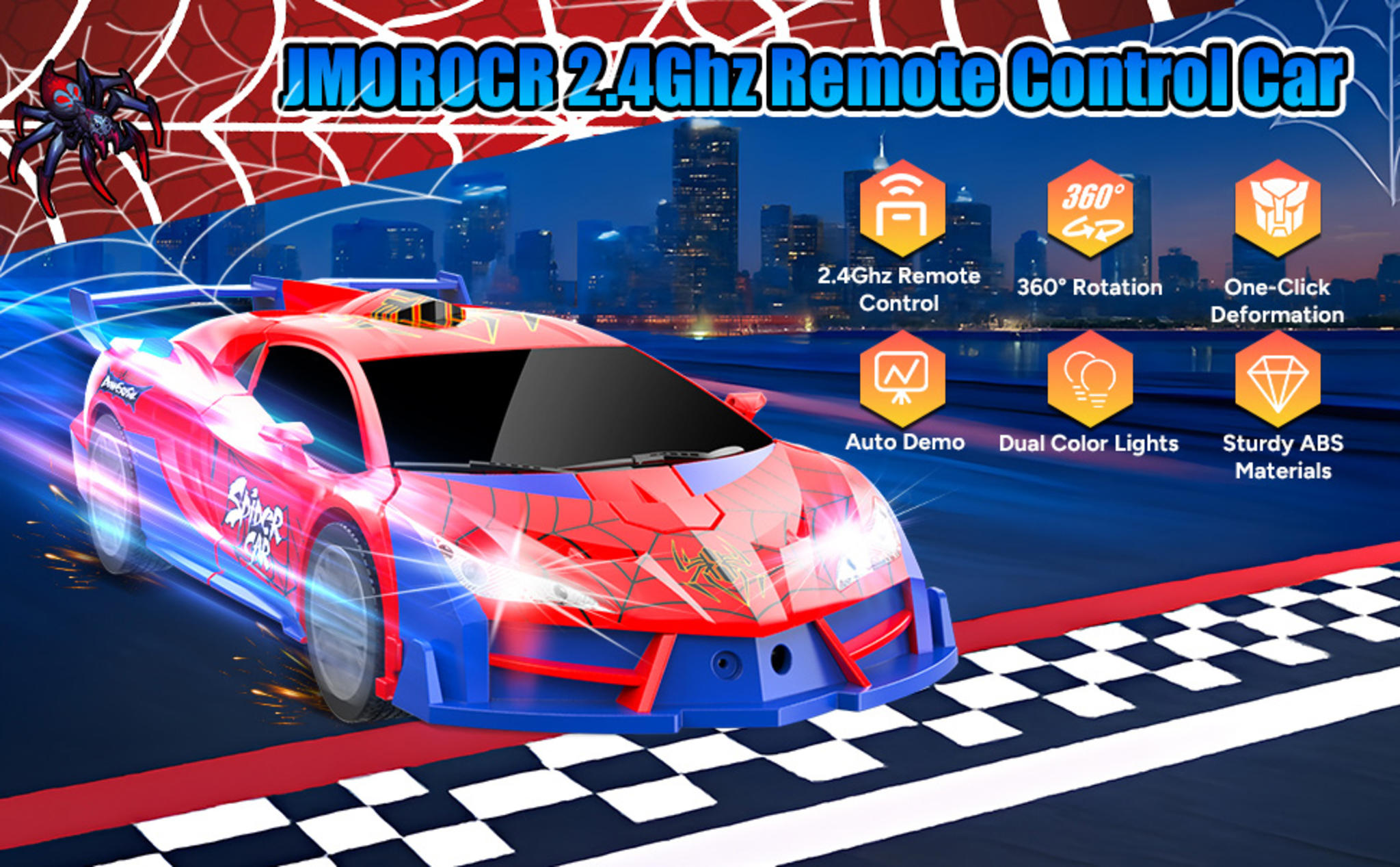2-in-1 Transforming RC Car with 360° Spin image 7