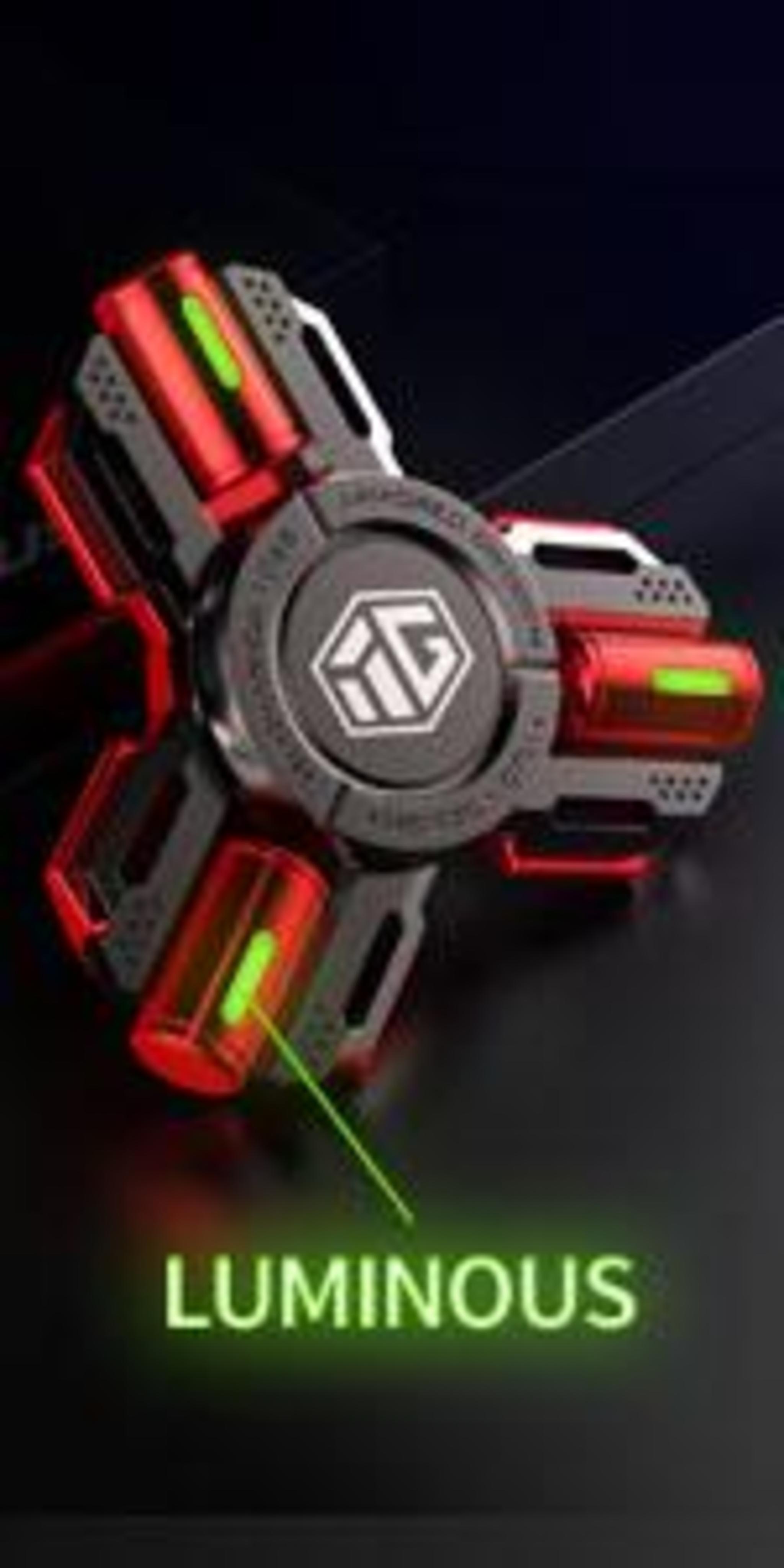 Metal Fidget Spinner with Luminous Light - Stress Relief Toy for Adults & Teens image 14