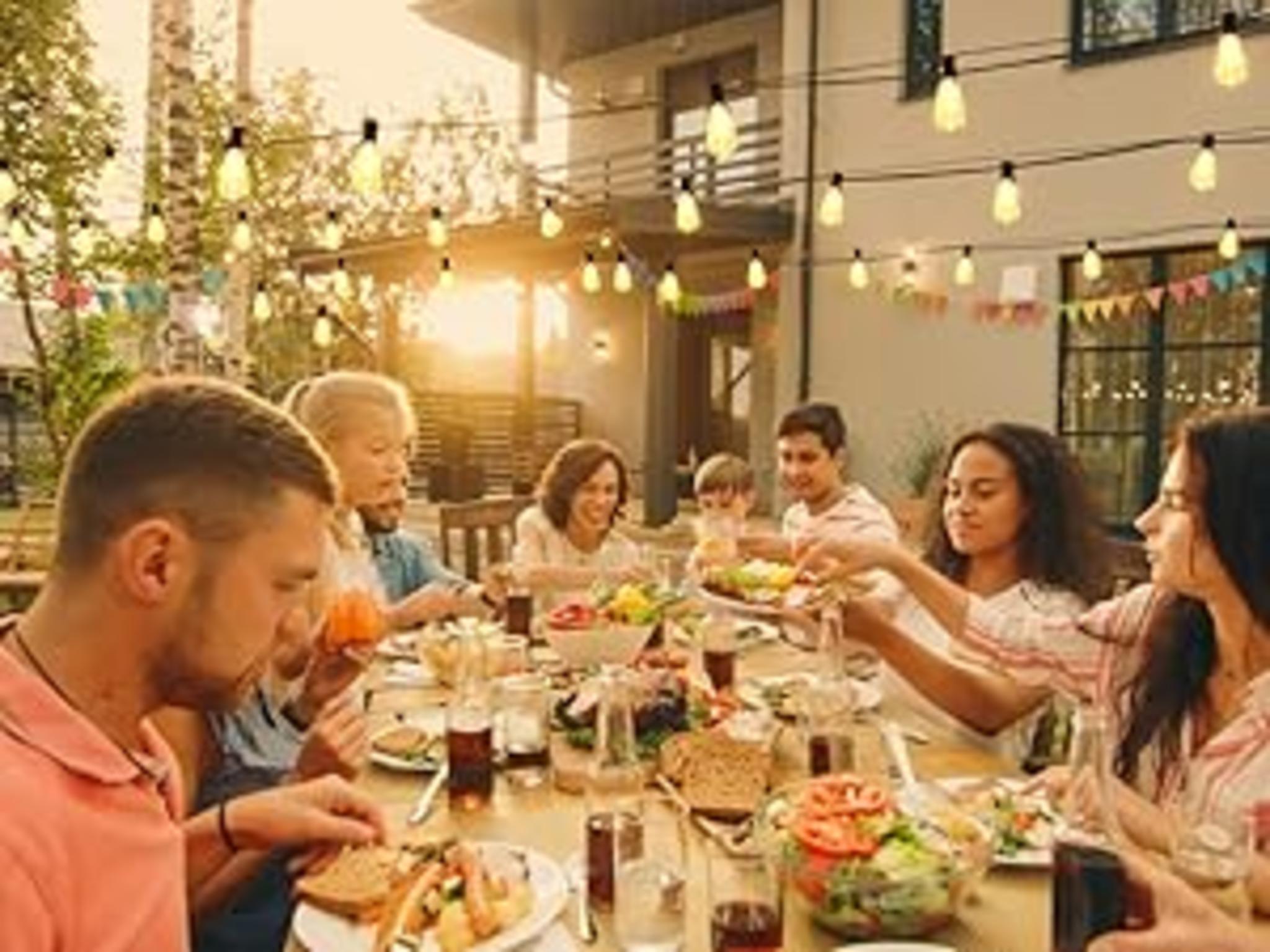 100FT Outdoor LED String Lights with 52 Shatterproof Vintage Edison Bulbs, Waterproof Dimmable Patio Lighting image 8