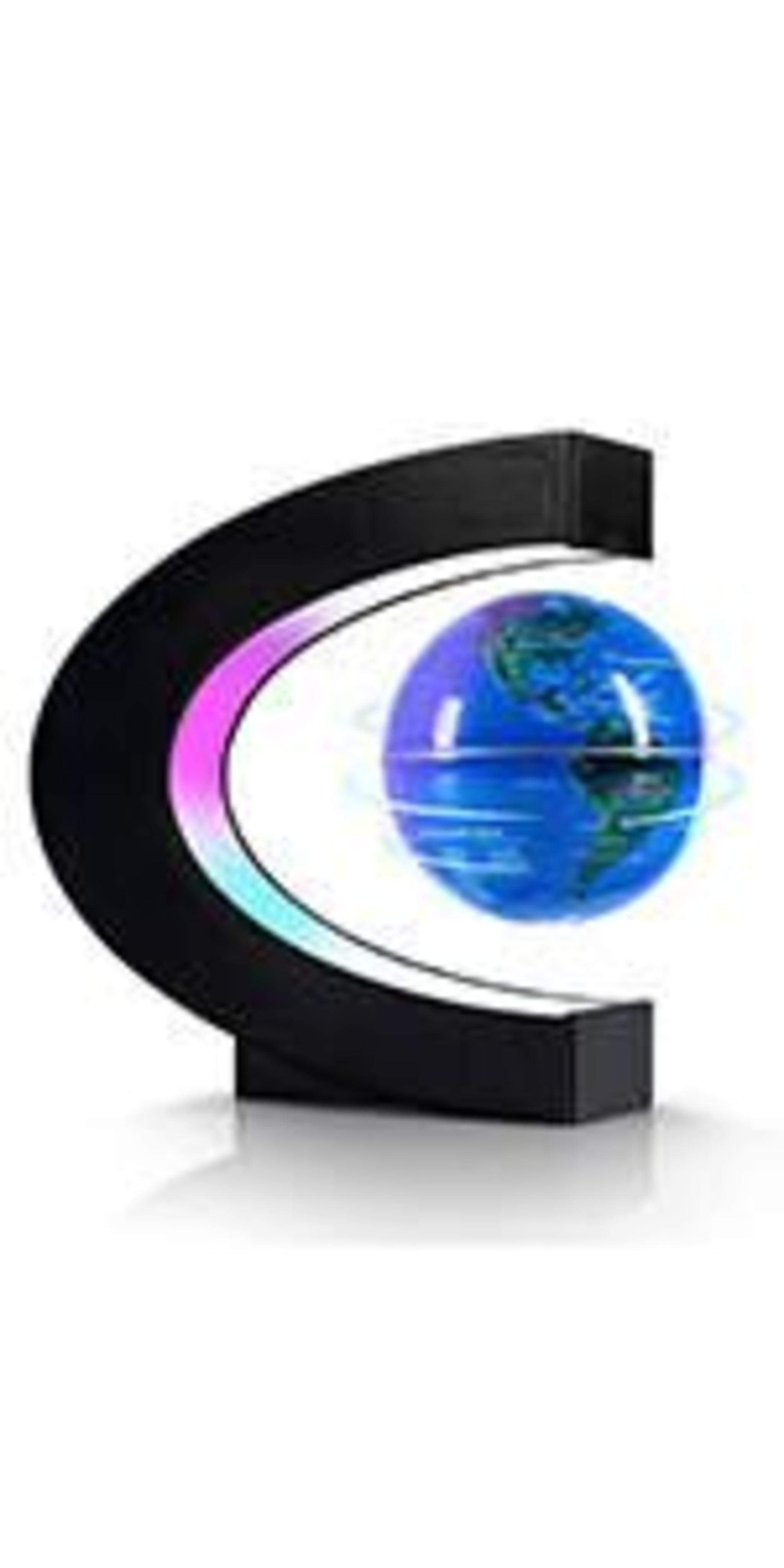Magnetic Levitation Floating Globe with LED Lights - 4 Inch Educational Desk Decor image 19