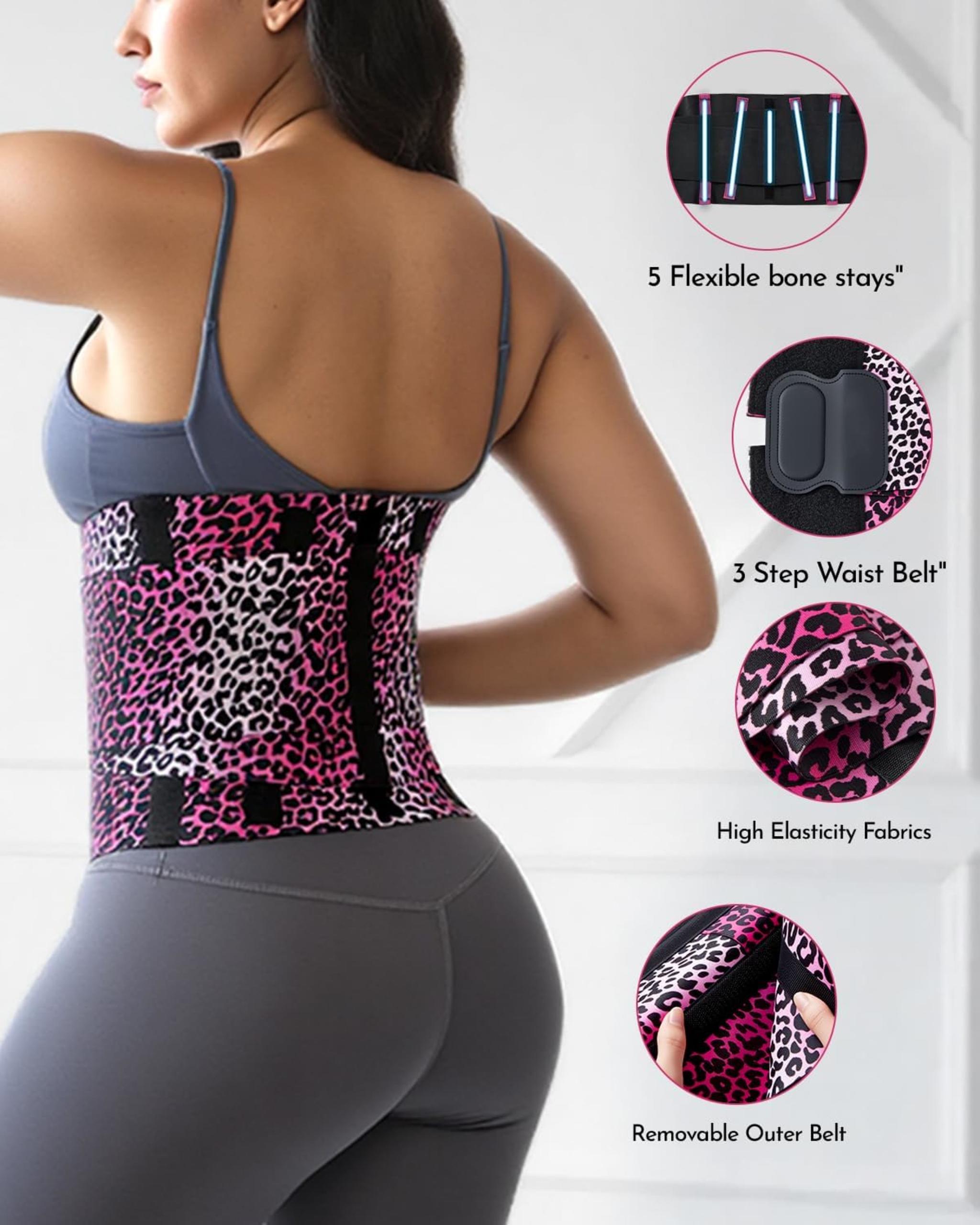 Triple Wrap Waist Trainer with Tummy Control for Workouts & Daily Wear