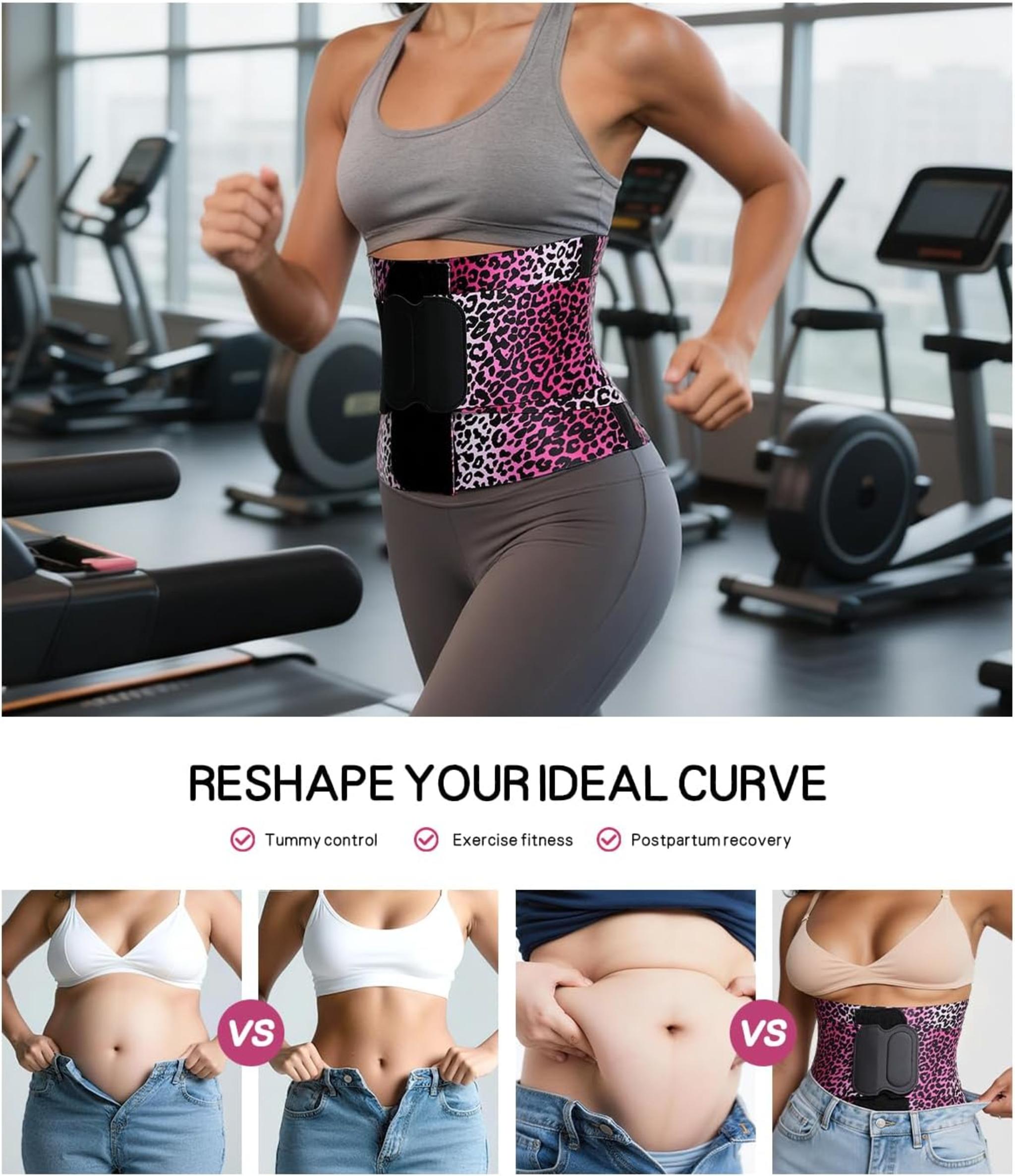 Triple Wrap Waist Trainer with Tummy Control for Workouts & Daily Wear