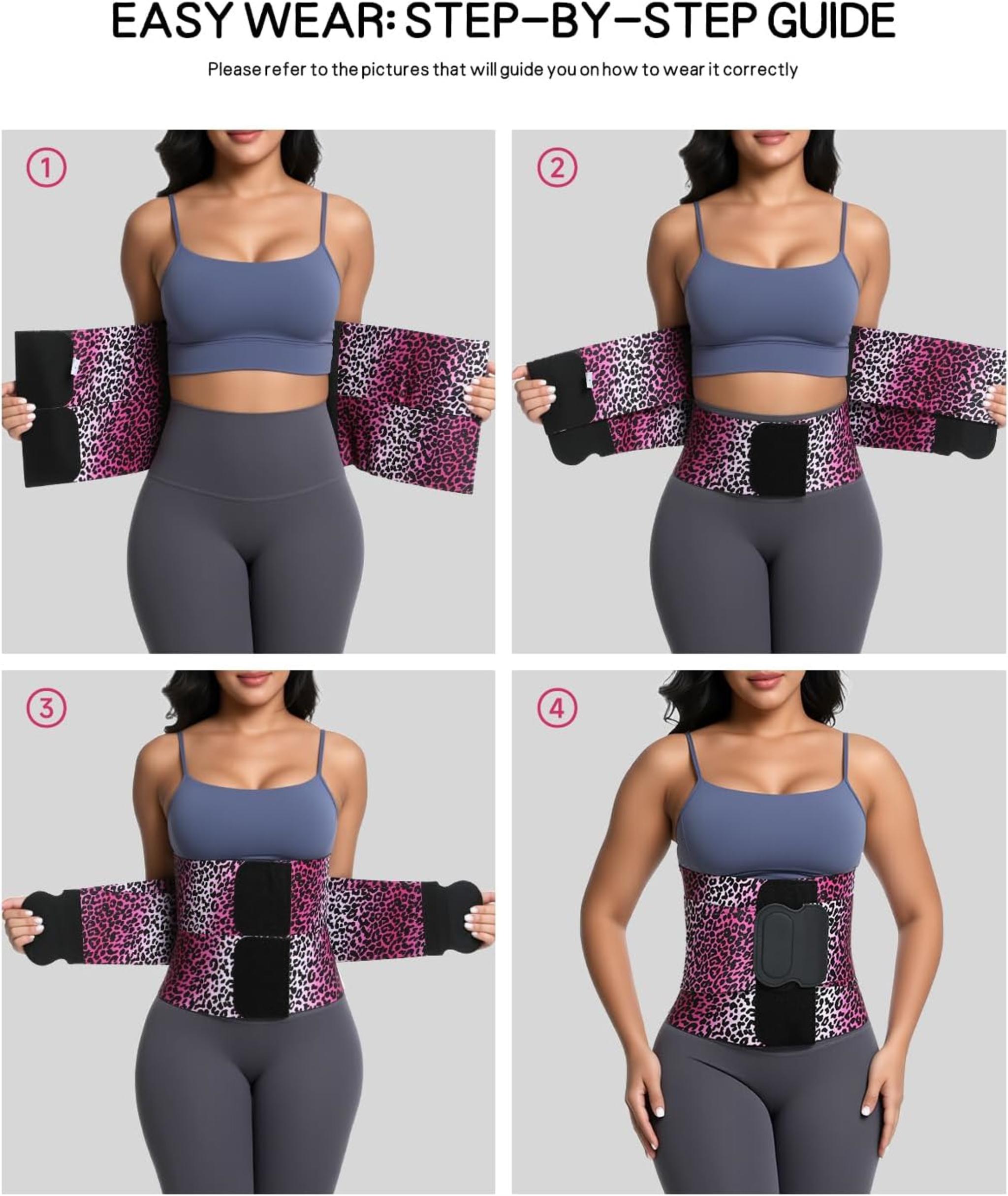 Triple Wrap Waist Trainer with Tummy Control for Workouts & Daily Wear